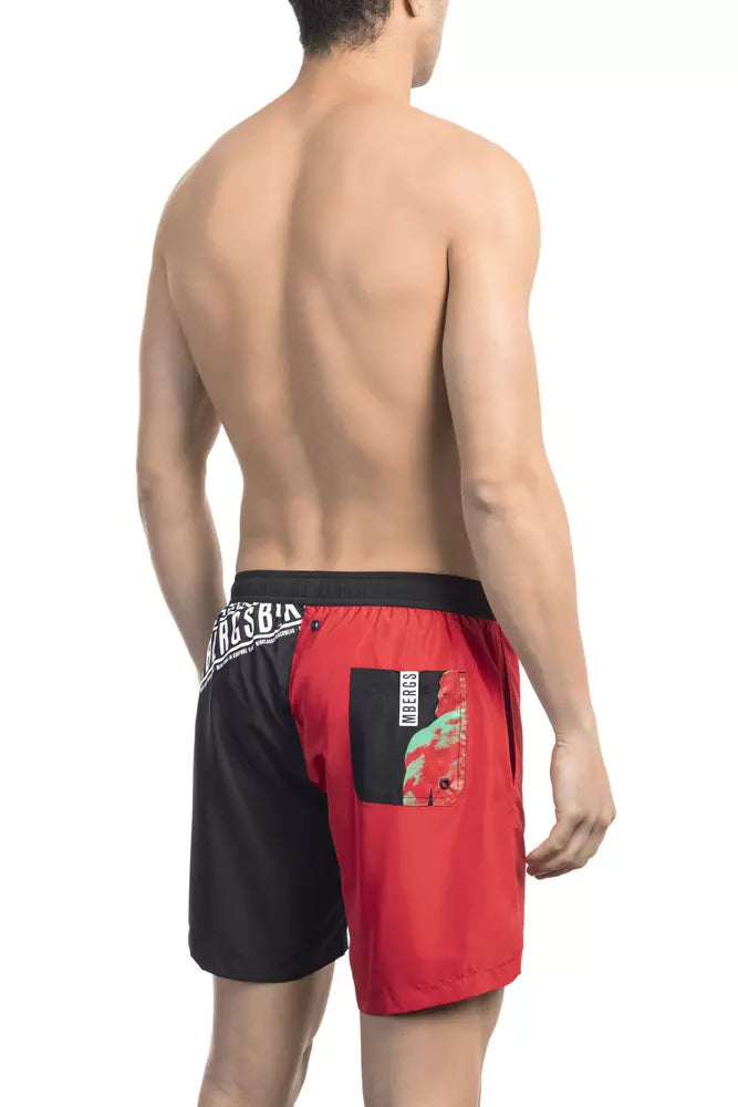 Bikkembergs Red Men's Swim Short
