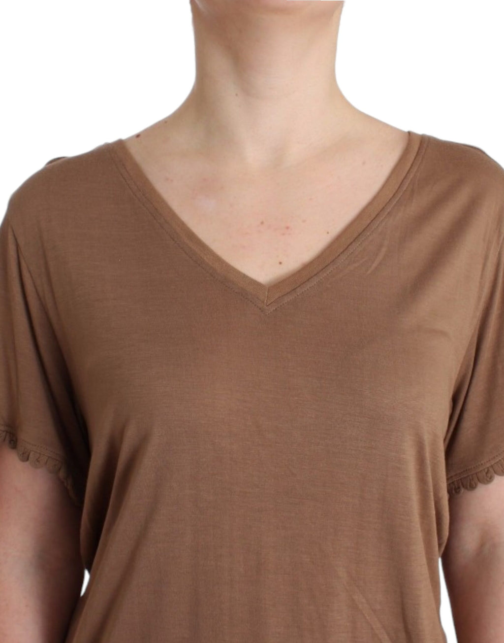John Galliano Brown shortsleeved top - PreLoved & Luxe