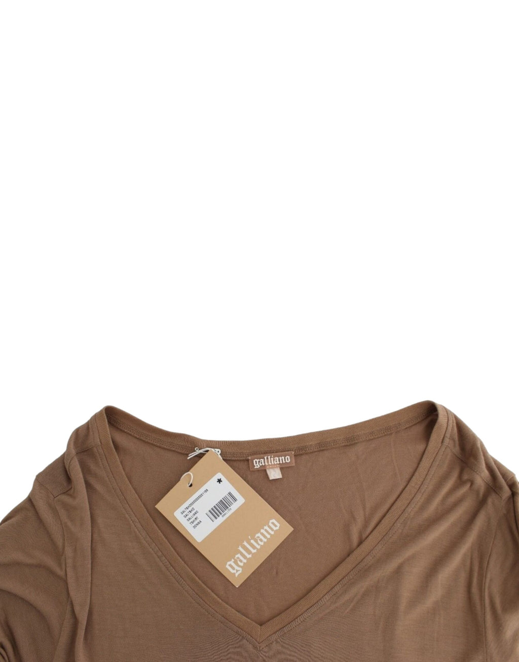 John Galliano Brown shortsleeved top - PreLoved & Luxe