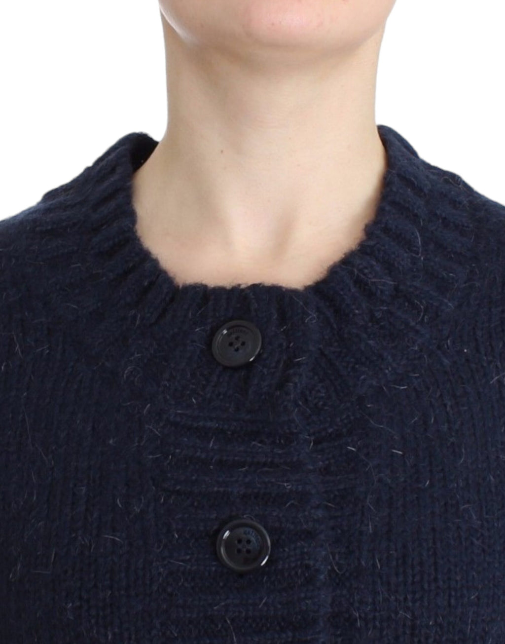 John Galliano Blue cropped cardigan - PreLoved & Luxe