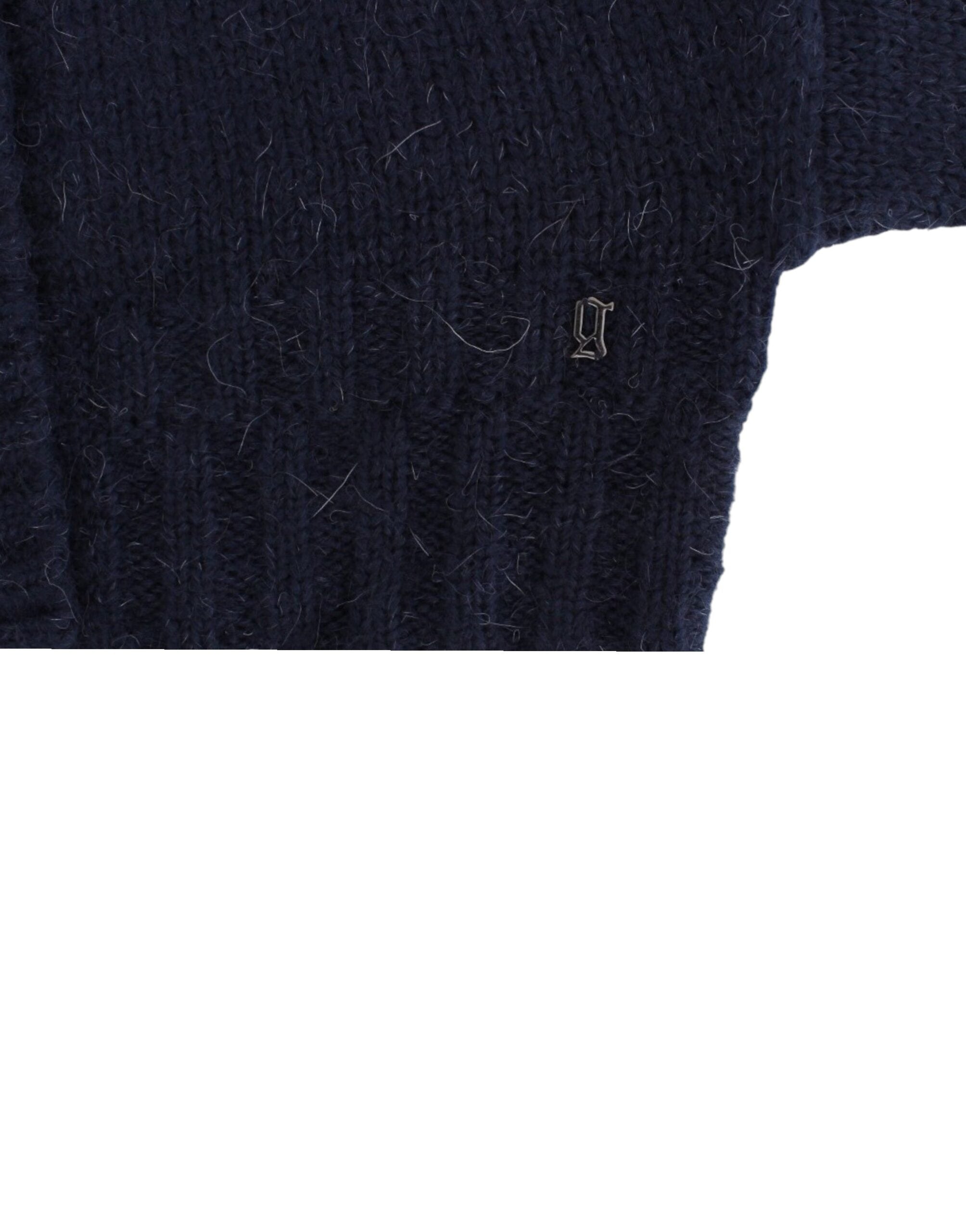 John Galliano Blue cropped cardigan - PreLoved & Luxe