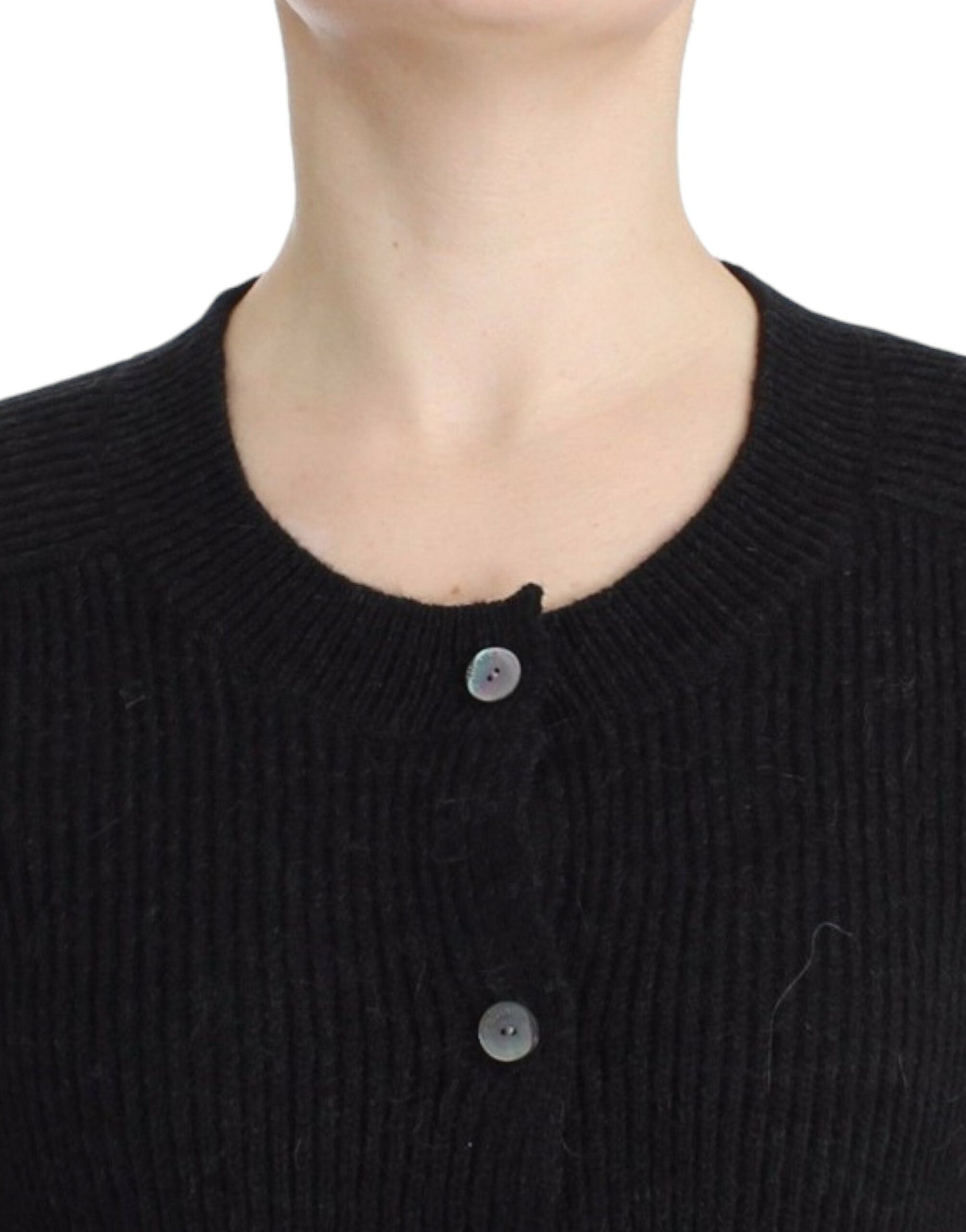 John Galliano Black wool cardigan - PreLoved & Luxe