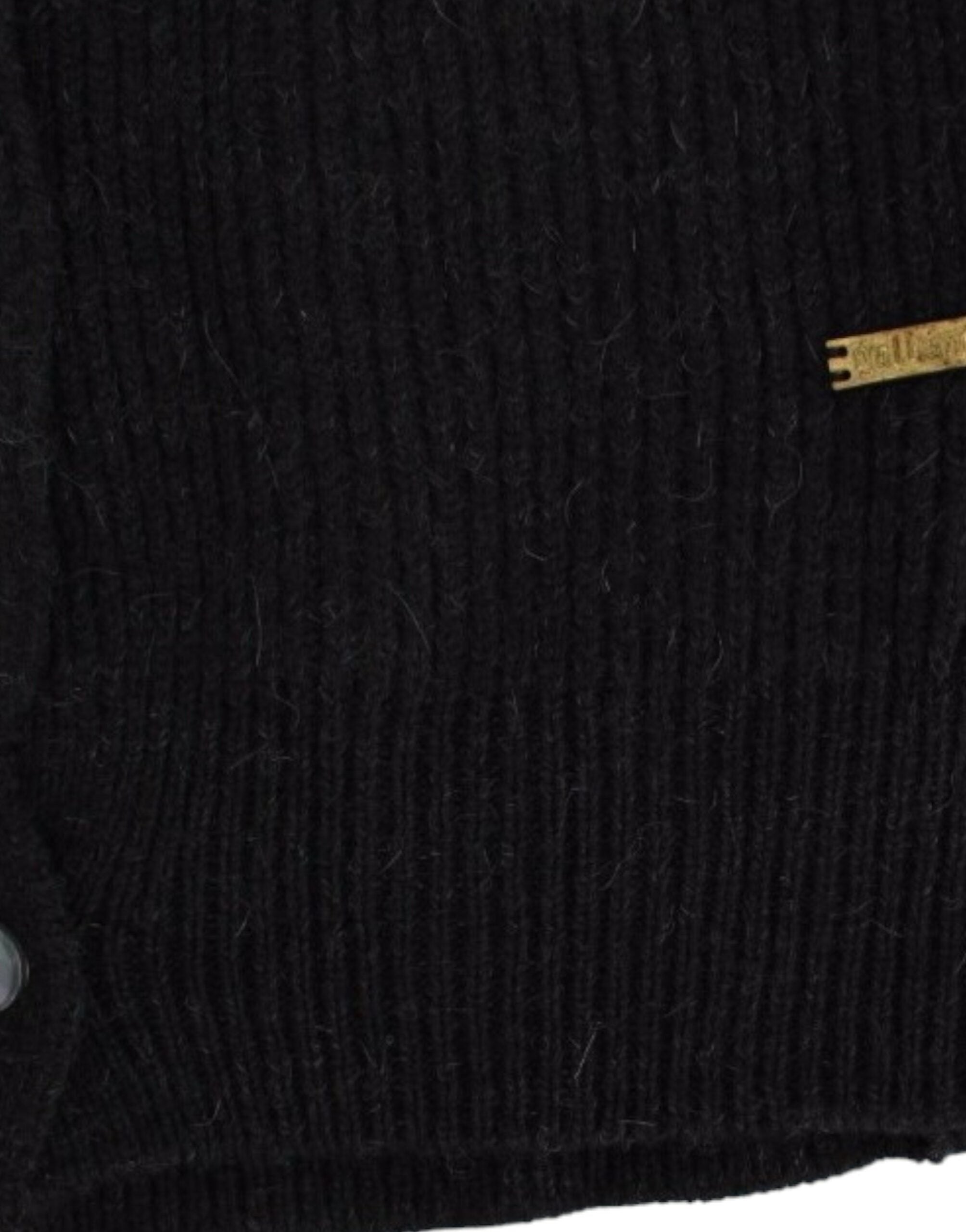 John Galliano Black wool cardigan - PreLoved & Luxe