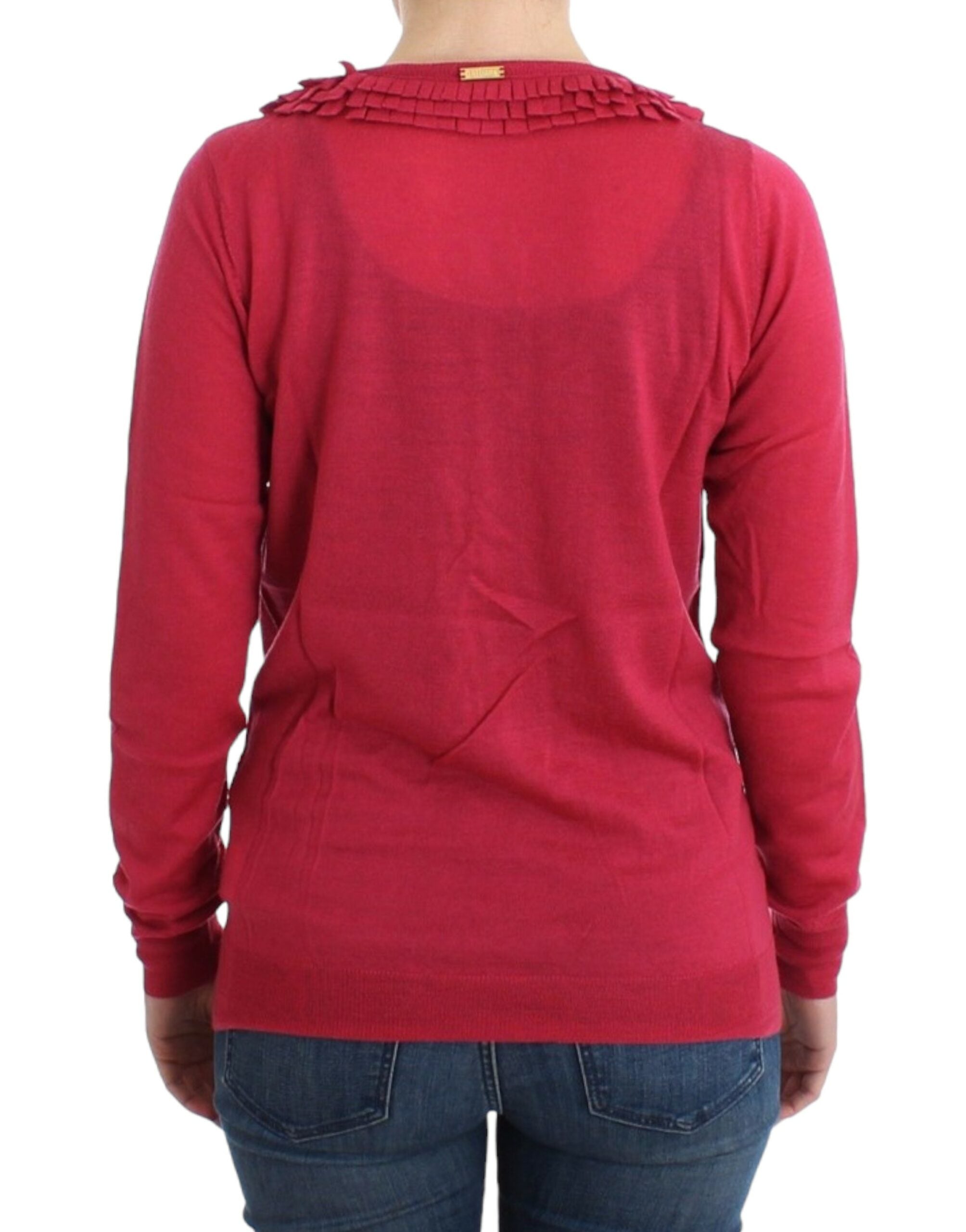 John Galliano Pink wool cardigan - PreLoved & Luxe
