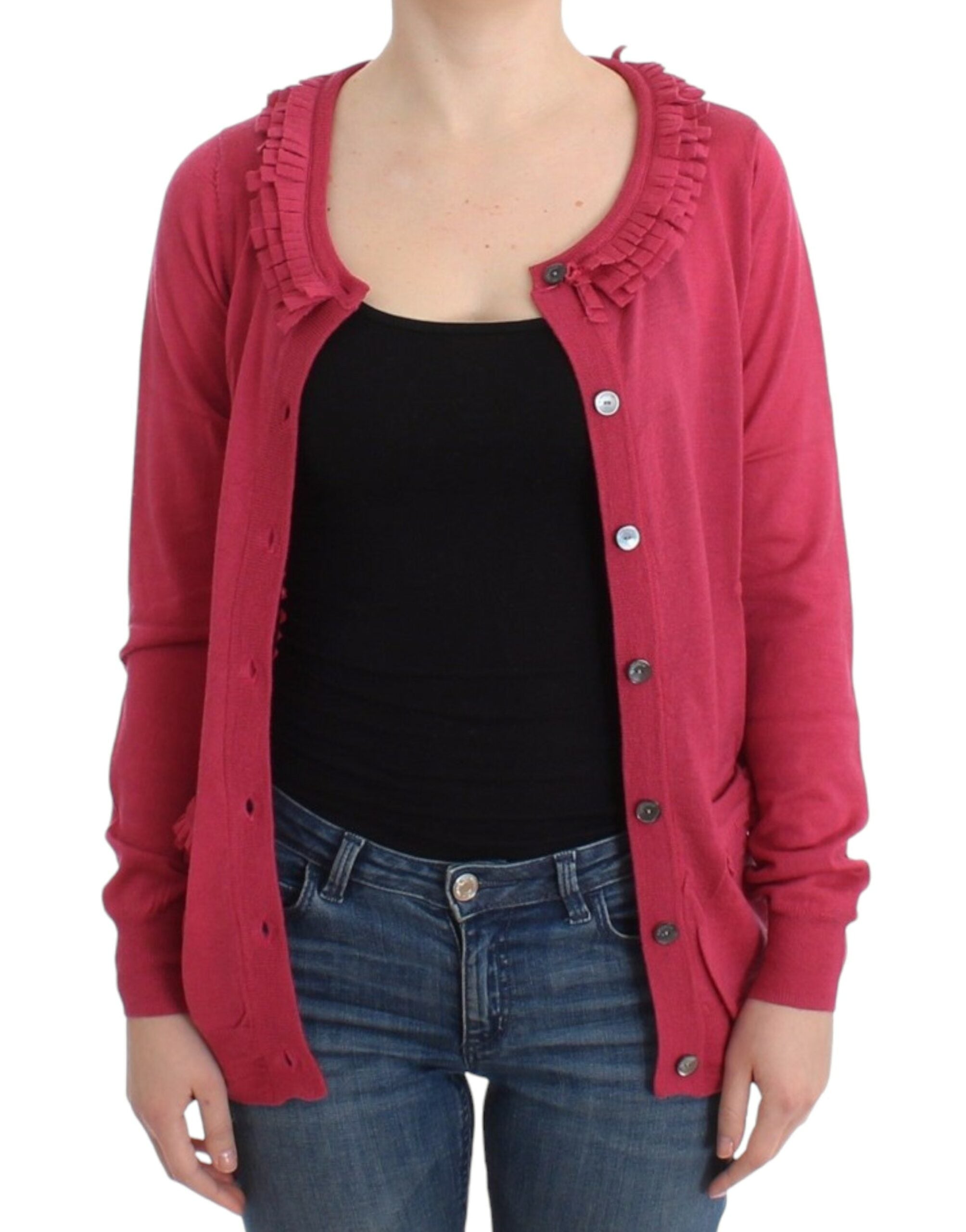 John Galliano Pink wool cardigan - PreLoved & Luxe