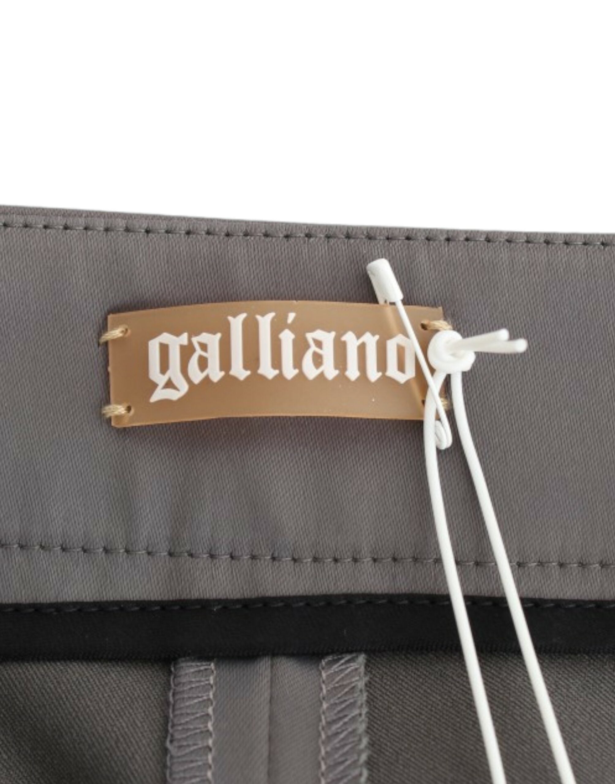 John Galliano Gray slim fit pants - PreLoved & Luxe