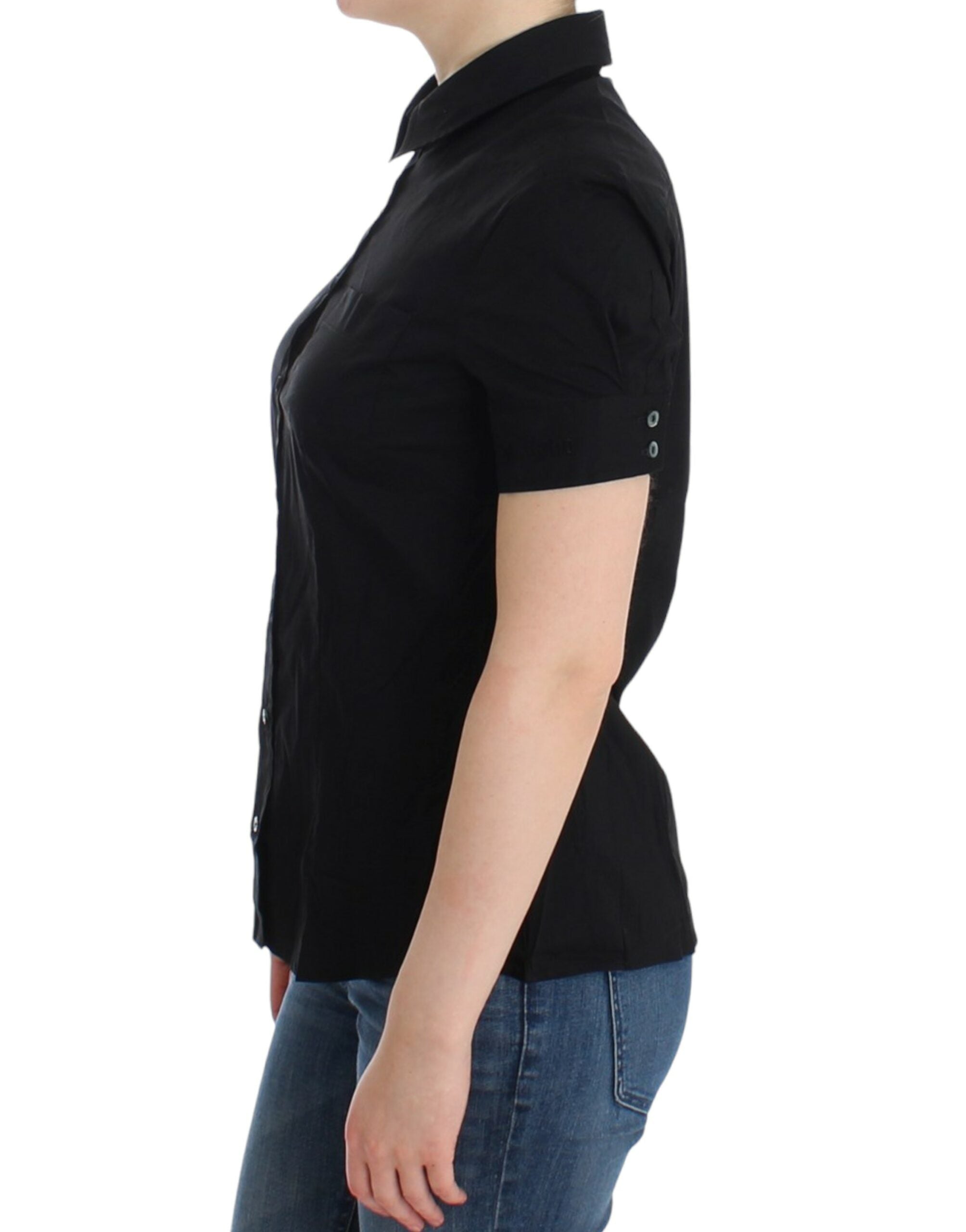 John Galliano Black cotton shirt top - PreLoved & Luxe