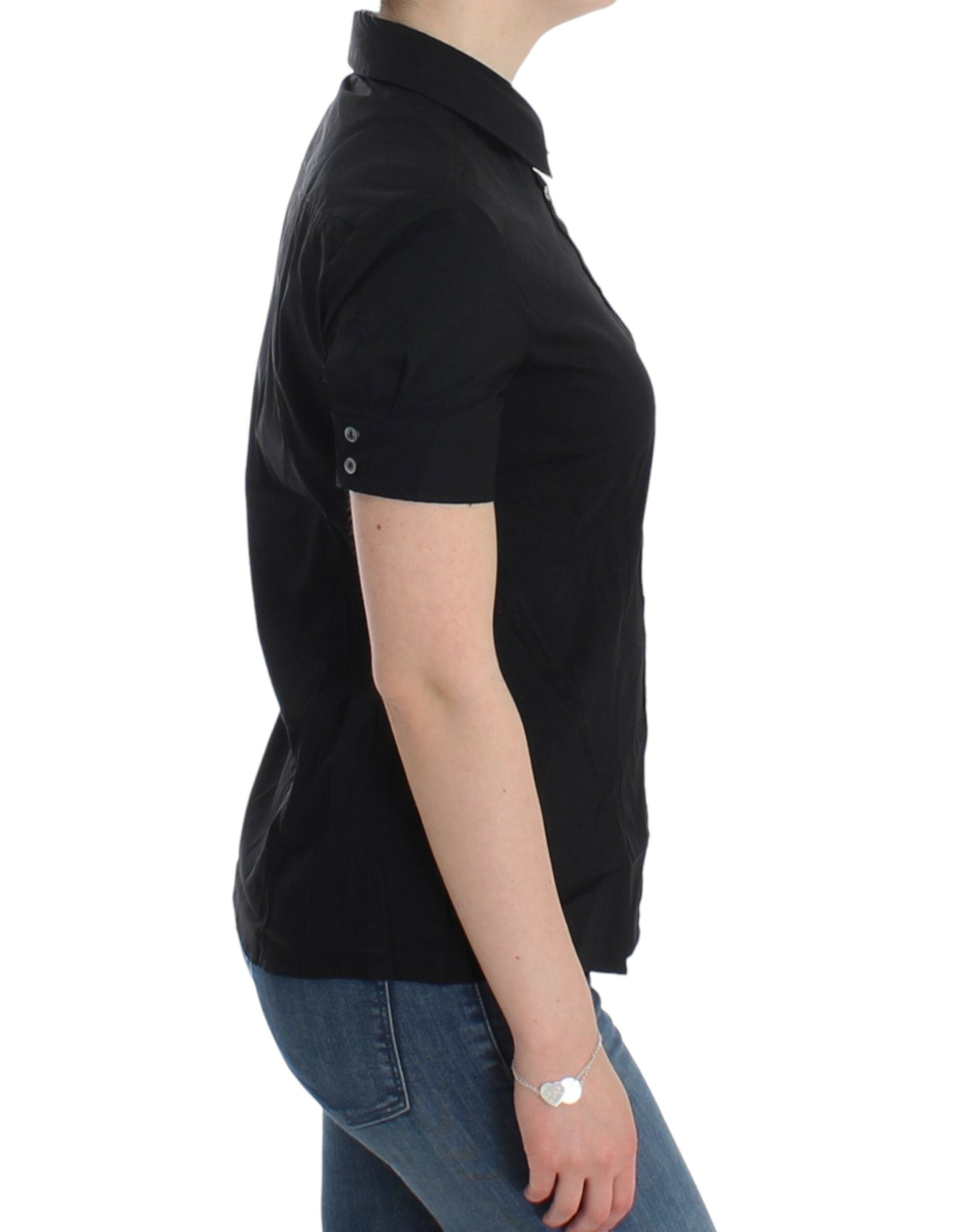 John Galliano Black cotton shirt top - PreLoved & Luxe