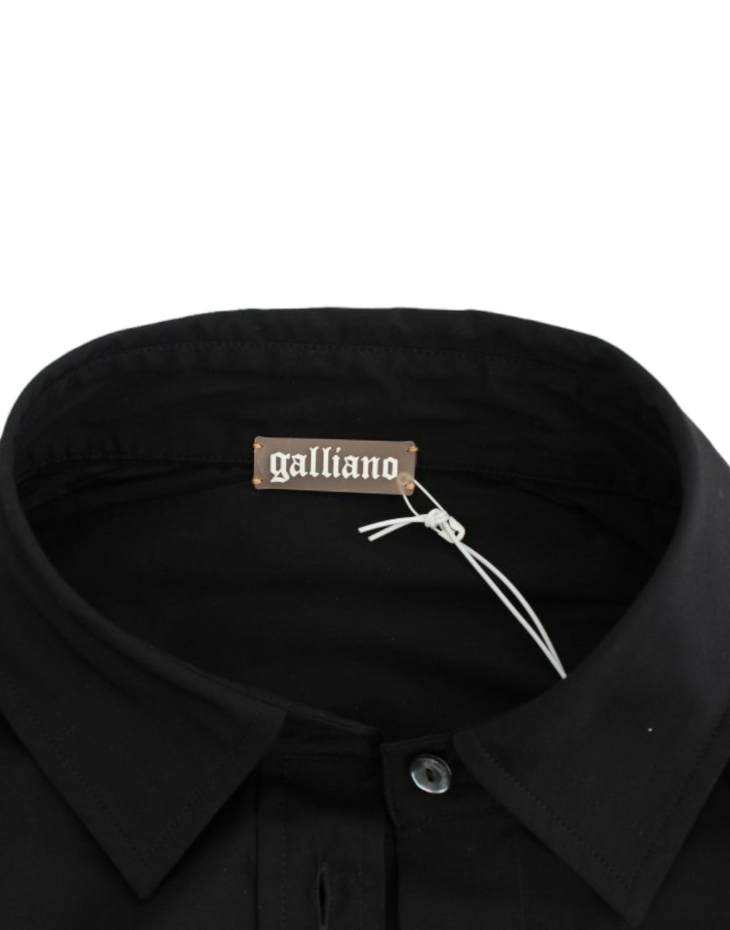 John Galliano Black cotton shirt top - PreLoved & Luxe