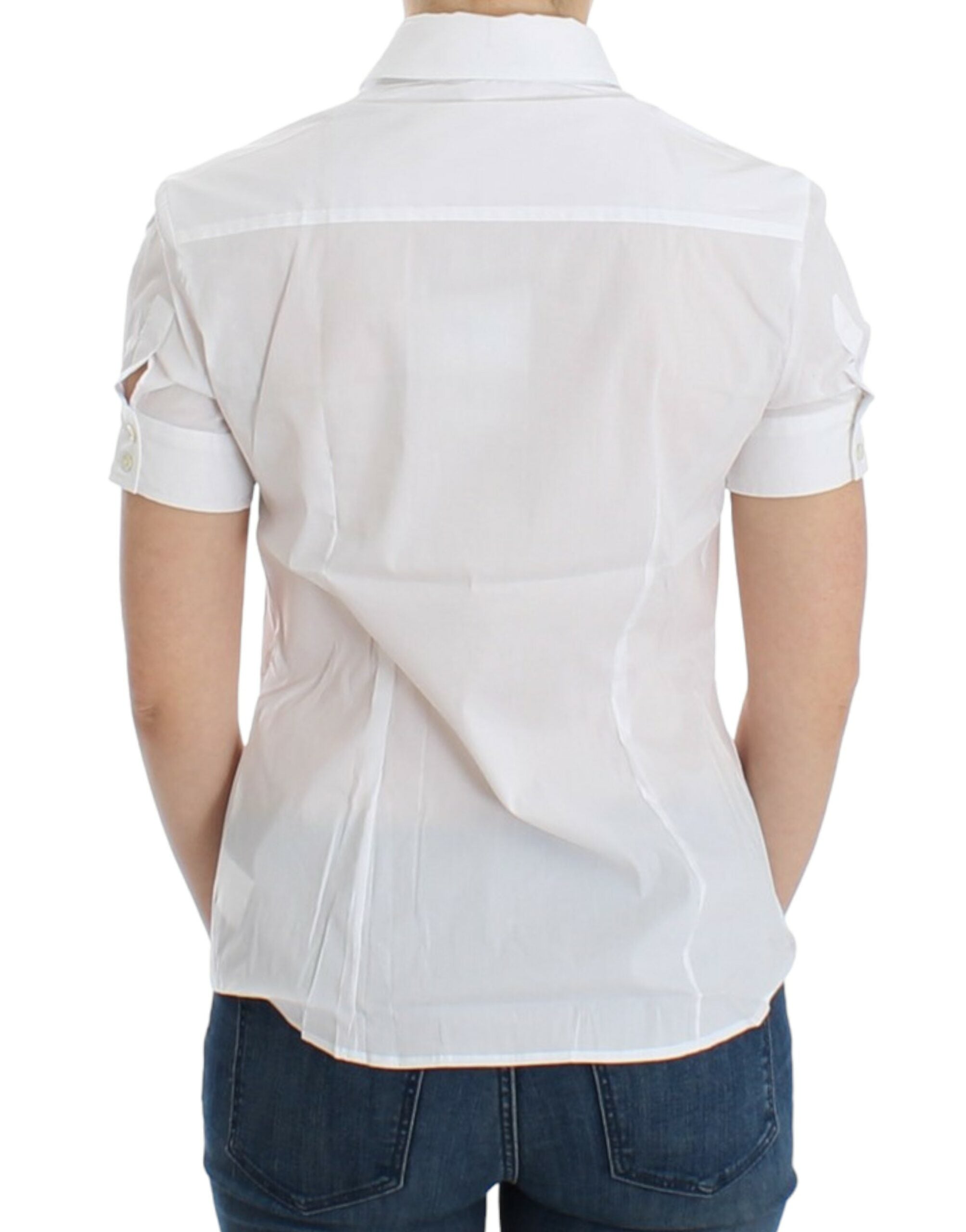 John Galliano White Cotton Shirt Top - PreLoved & Luxe