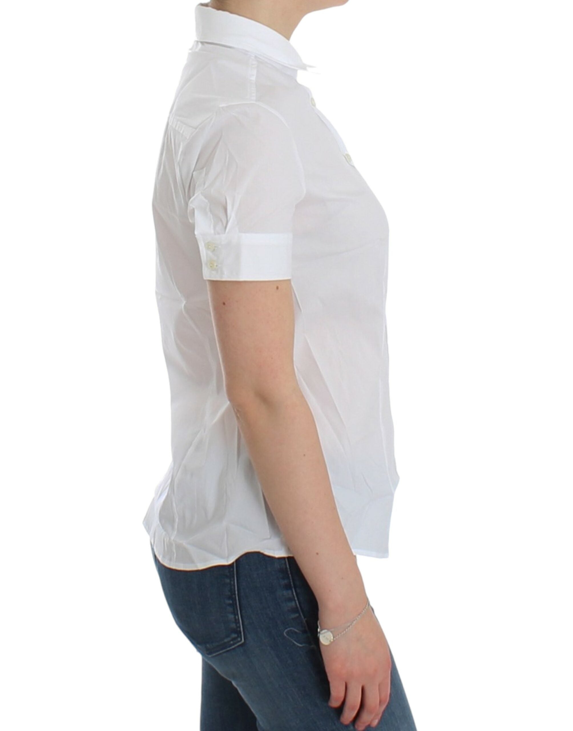 John Galliano White Cotton Shirt Top - PreLoved & Luxe