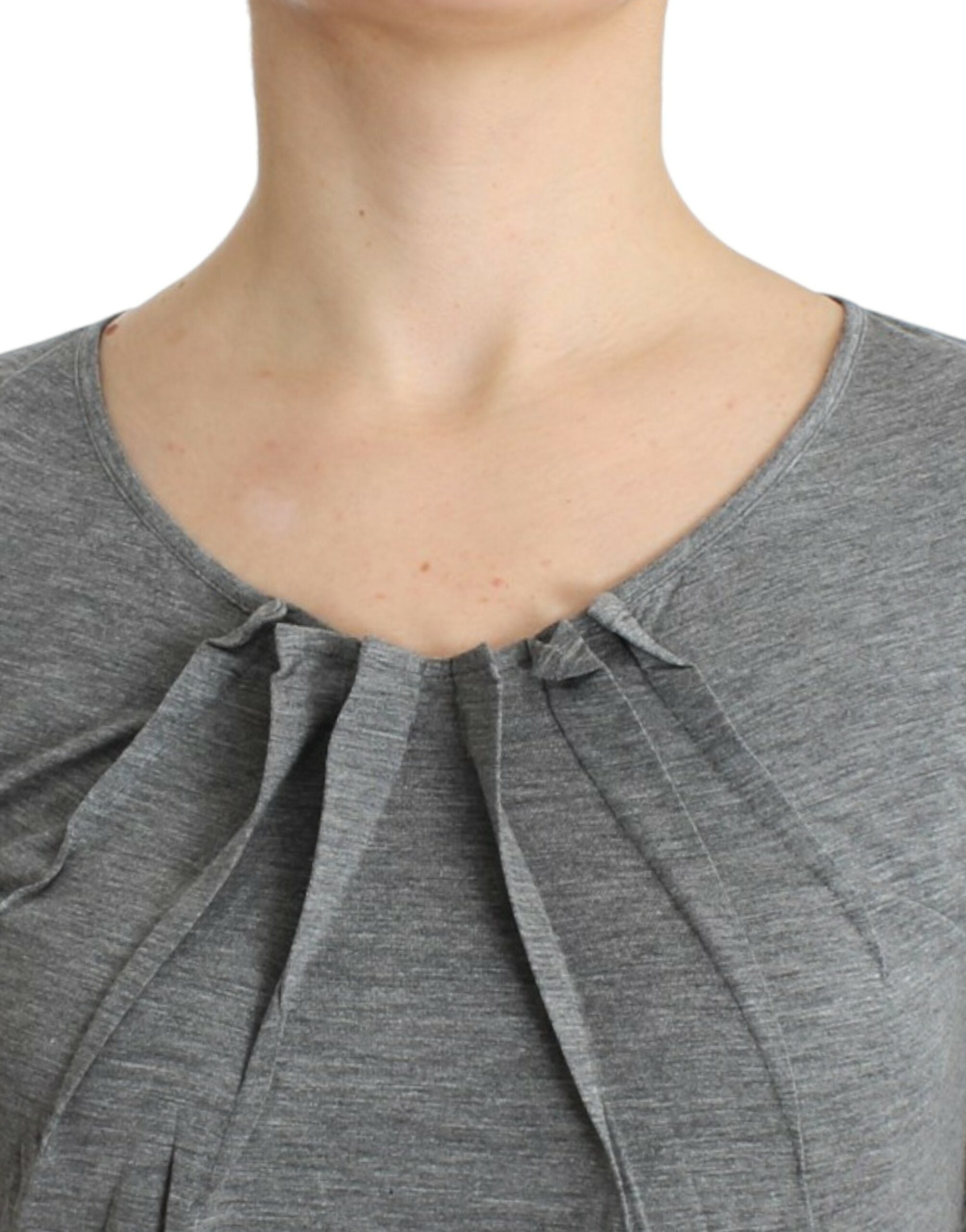 Cavalli Gray 3/4 sleeves jumper top - PreLoved & Luxe