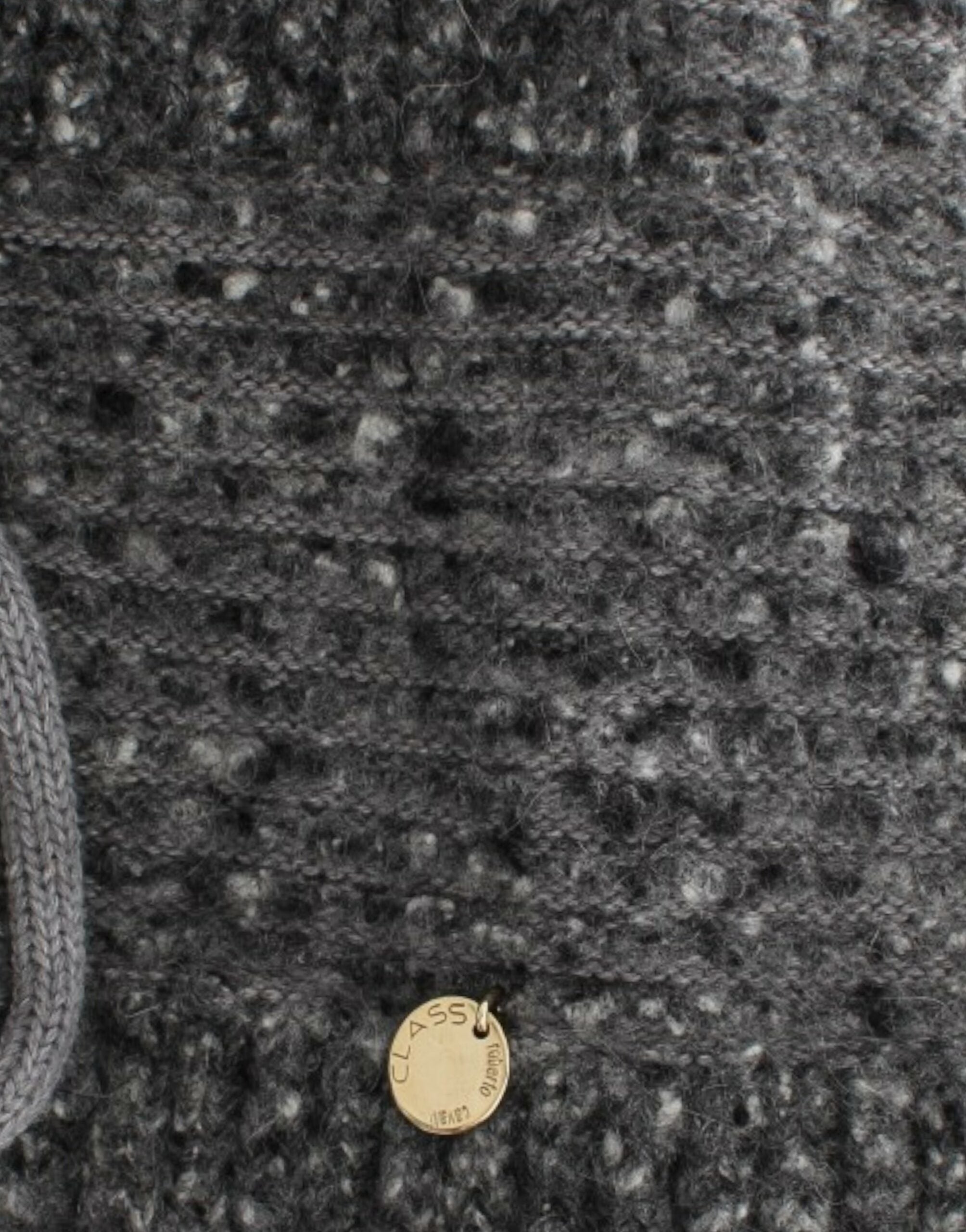 Cavalli Gray wool knitted cardigan - PreLoved & Luxe