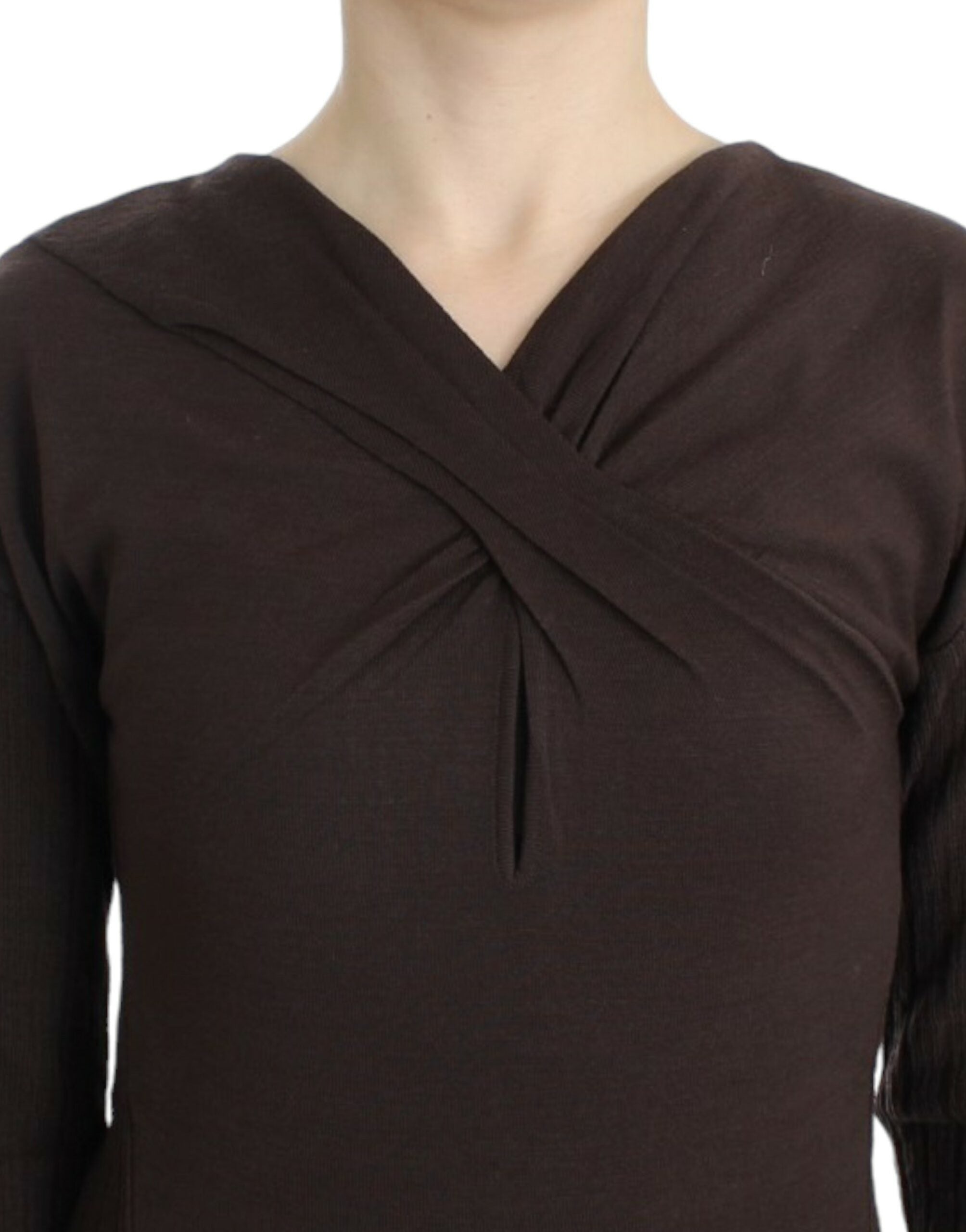 Cavalli Brown knitted wool sweater - PreLoved & Luxe
