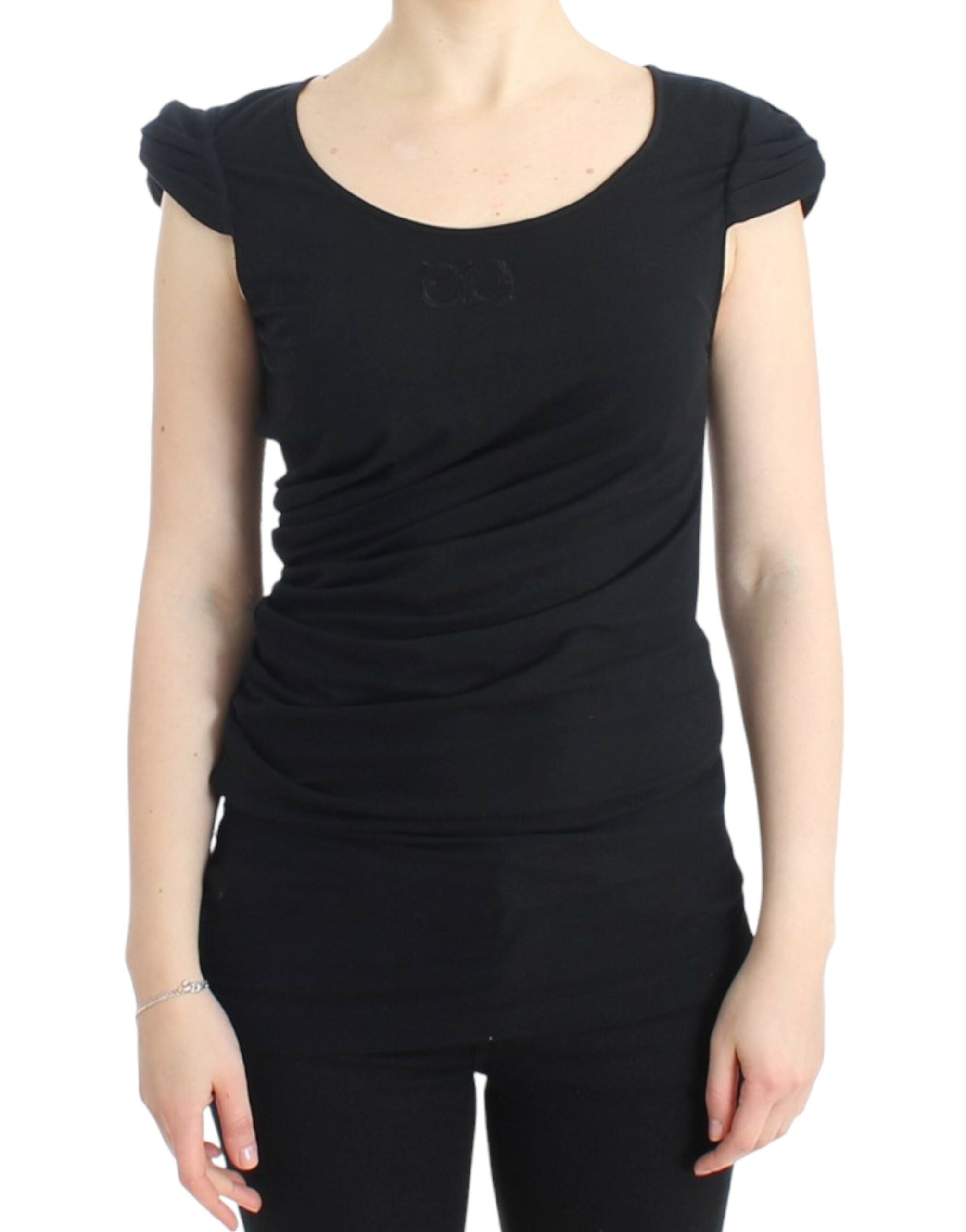 Cavalli Black Cotton Top - PreLoved & Luxe