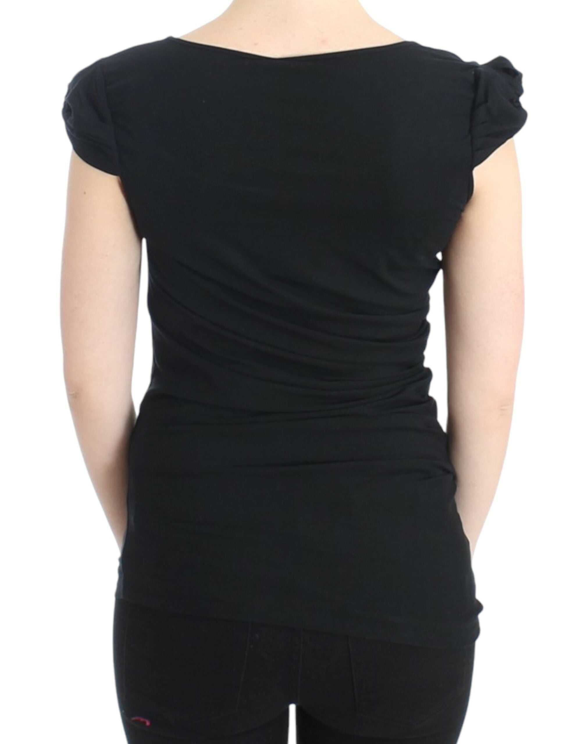Cavalli Black Cotton Top - PreLoved & Luxe
