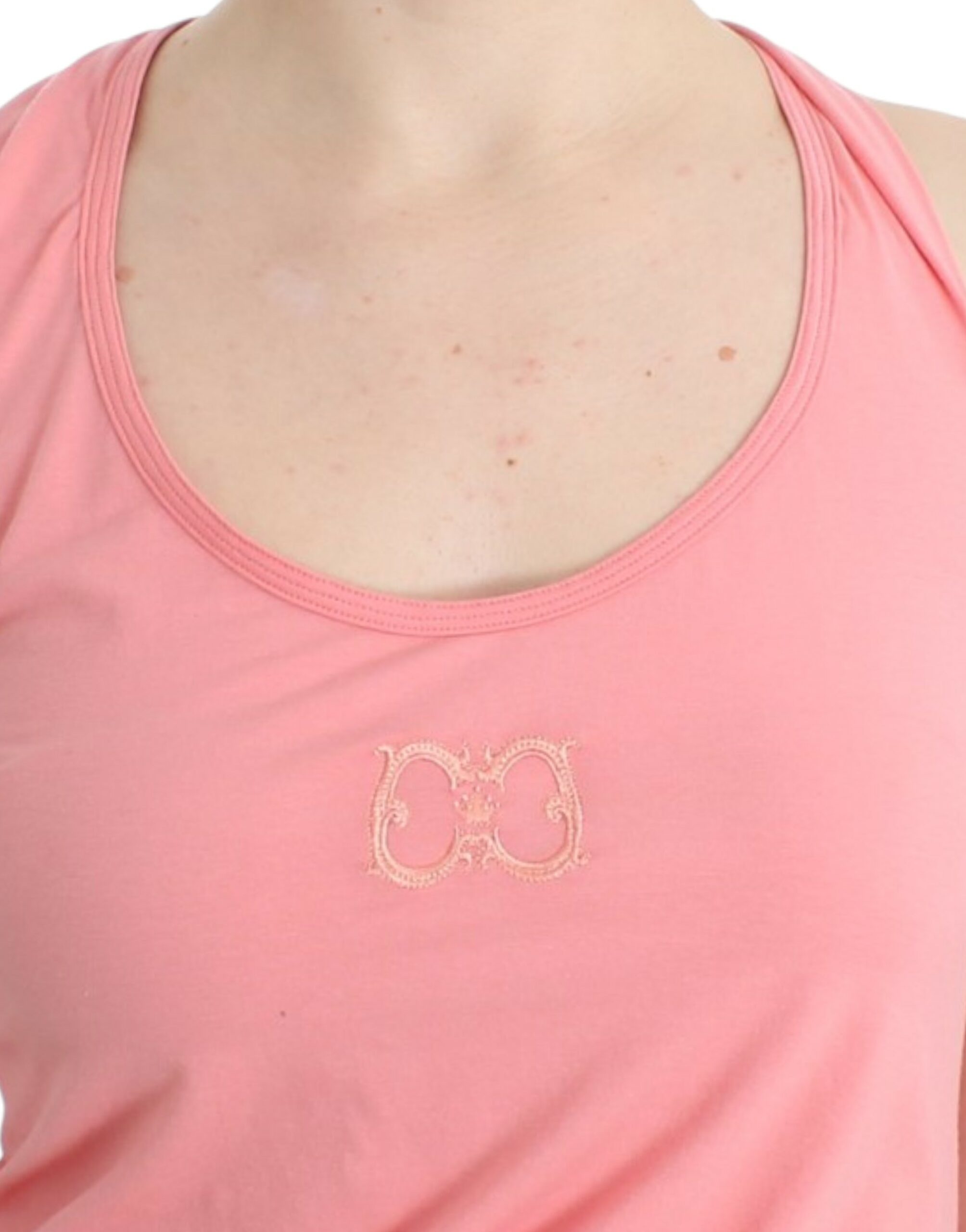 Cavalli Pink cotton tank top - PreLoved & Luxe