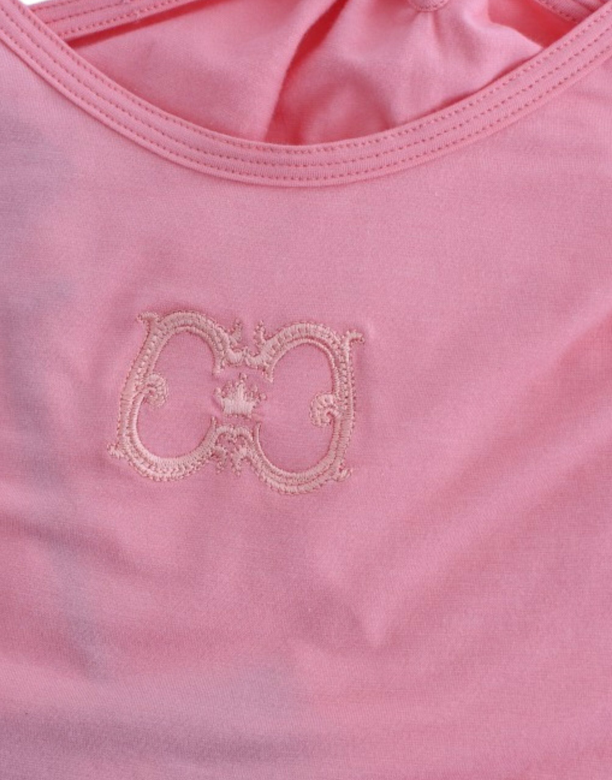 Cavalli Pink cotton tank top - PreLoved & Luxe