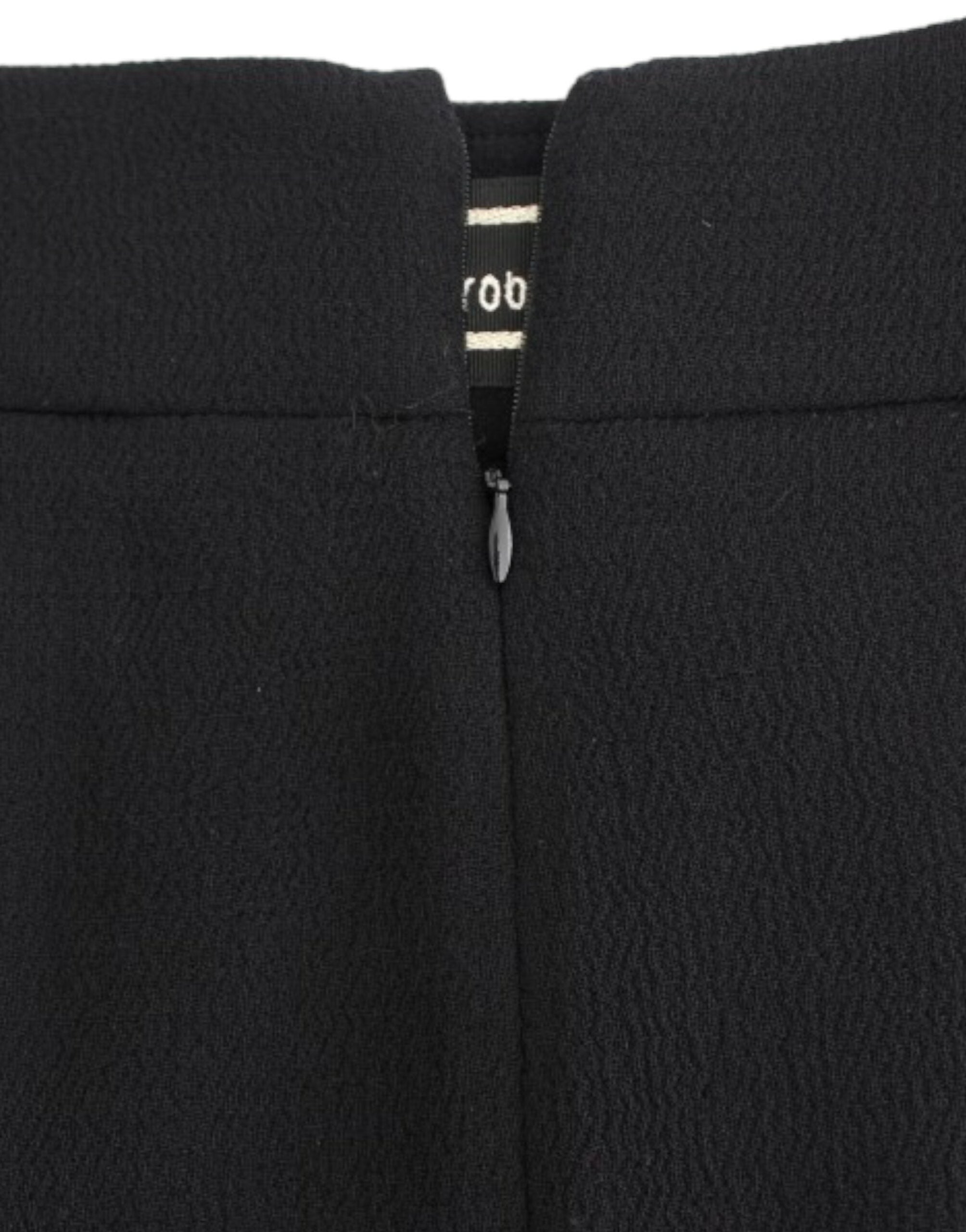 Cavalli Black wool pencil skirt - PreLoved & Luxe