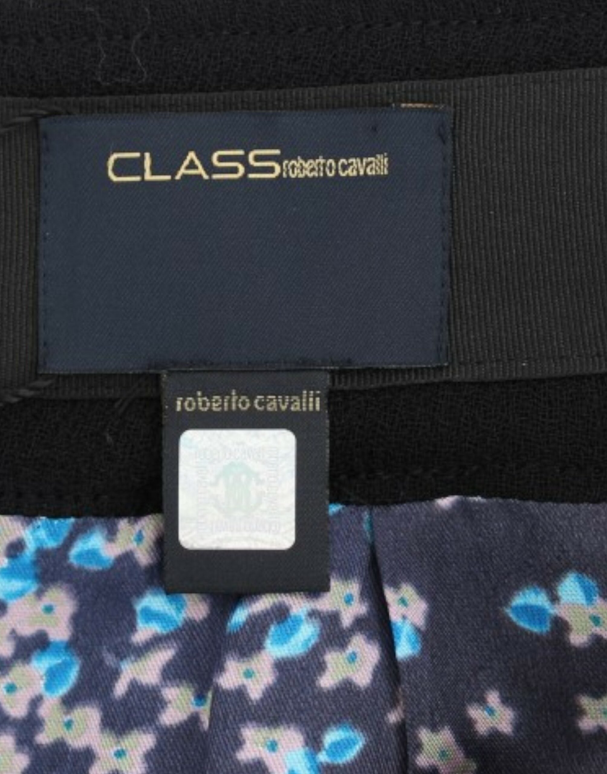 Cavalli Black wool pencil skirt - PreLoved & Luxe