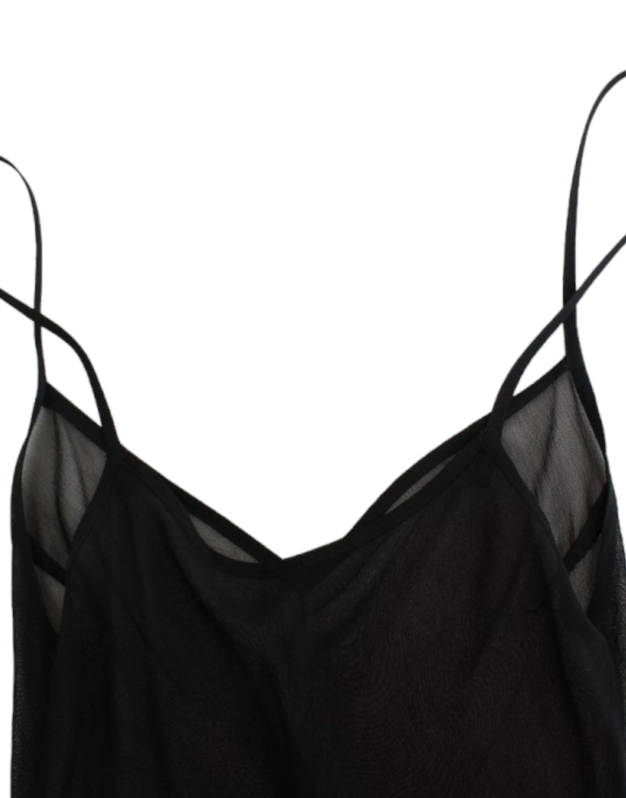 Cavalli Black long sleeve silk dress - PreLoved & Luxe