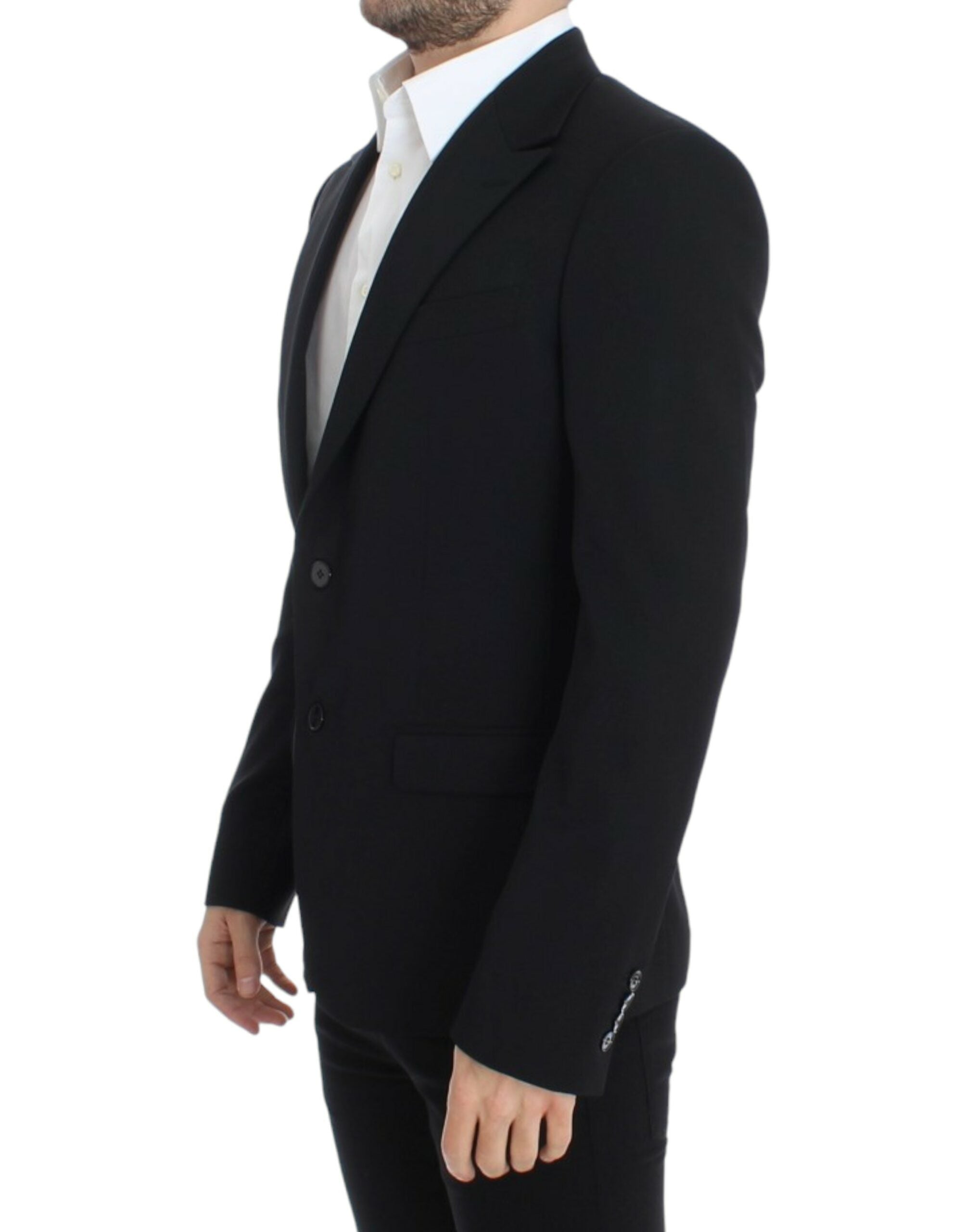 Dolce & Gabbana Black wool slim fit blazer - PreLoved & Luxe