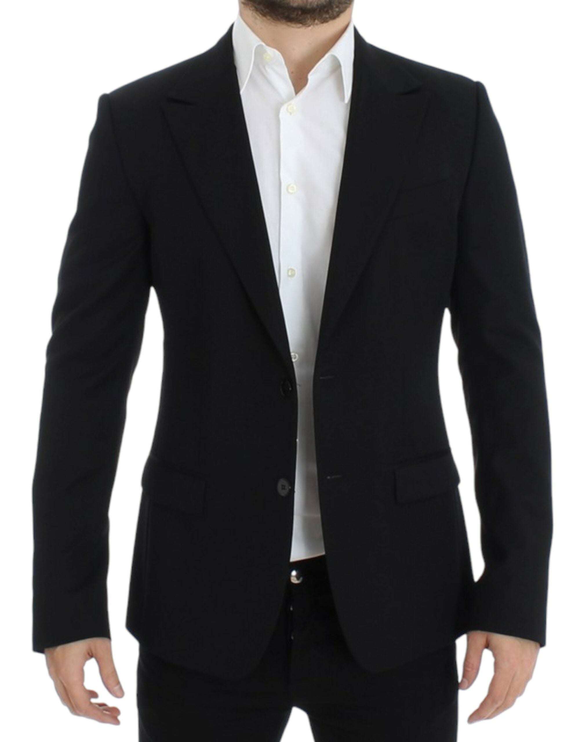 Dolce & Gabbana Black wool slim fit blazer - PreLoved & Luxe