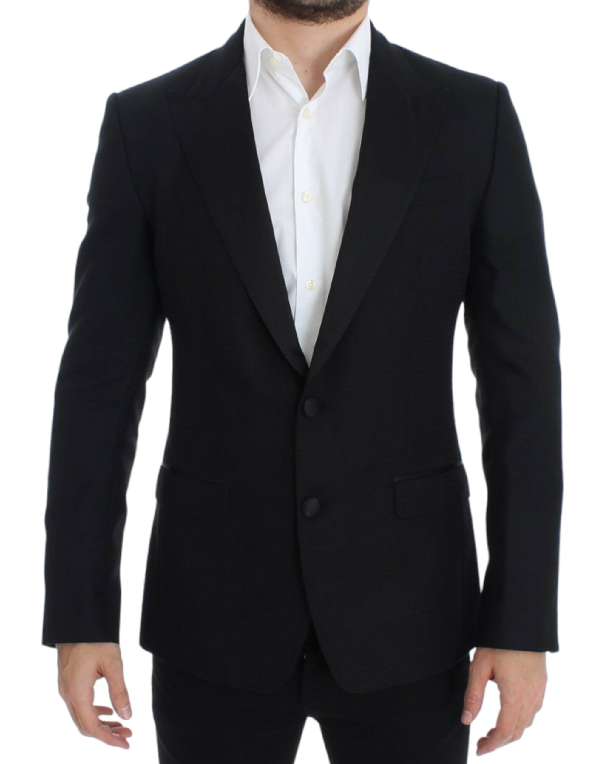 Dolce & Gabbana Black wool silk SICILIA blazer - PreLoved & Luxe