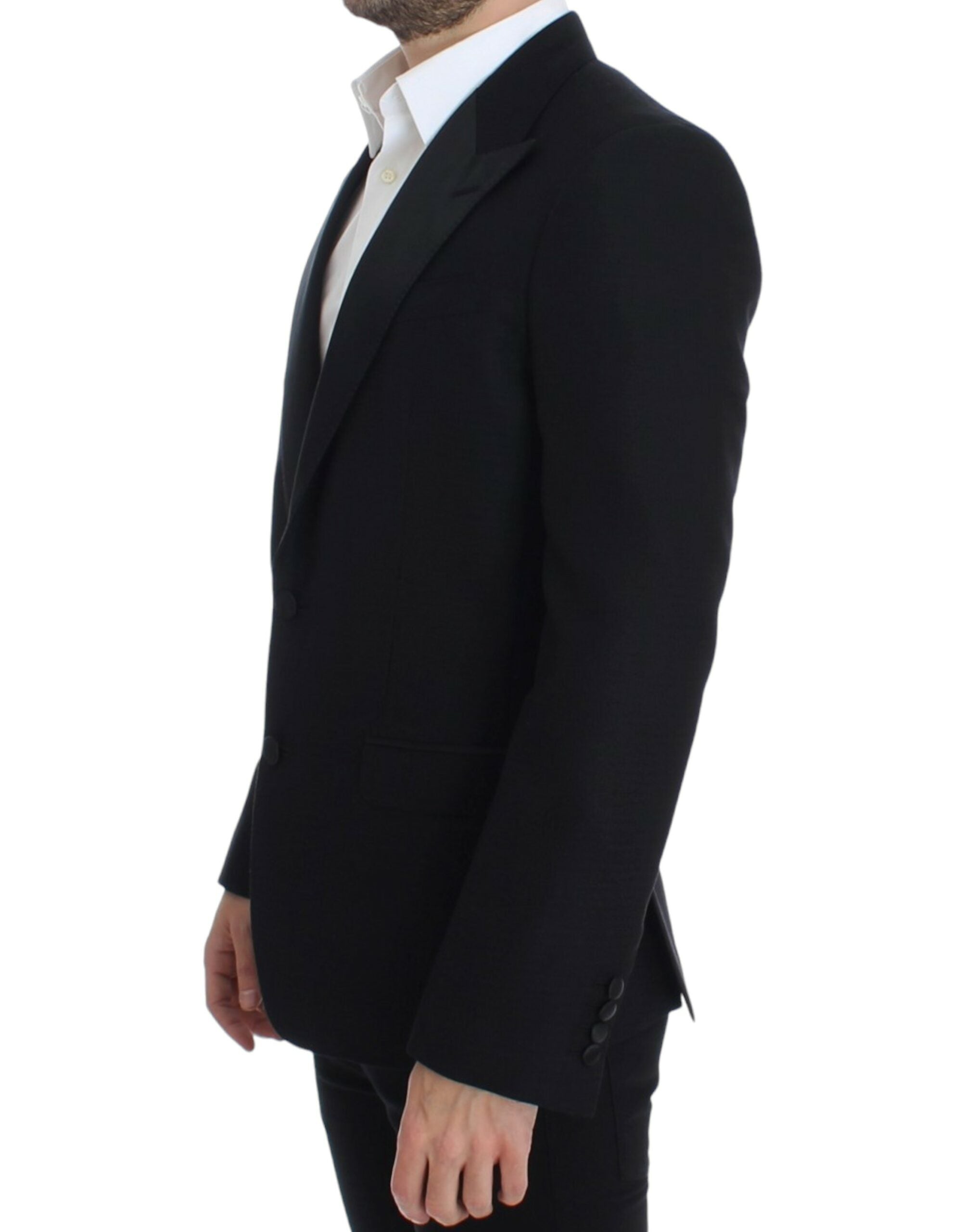 Dolce & Gabbana Black wool silk SICILIA blazer - PreLoved & Luxe