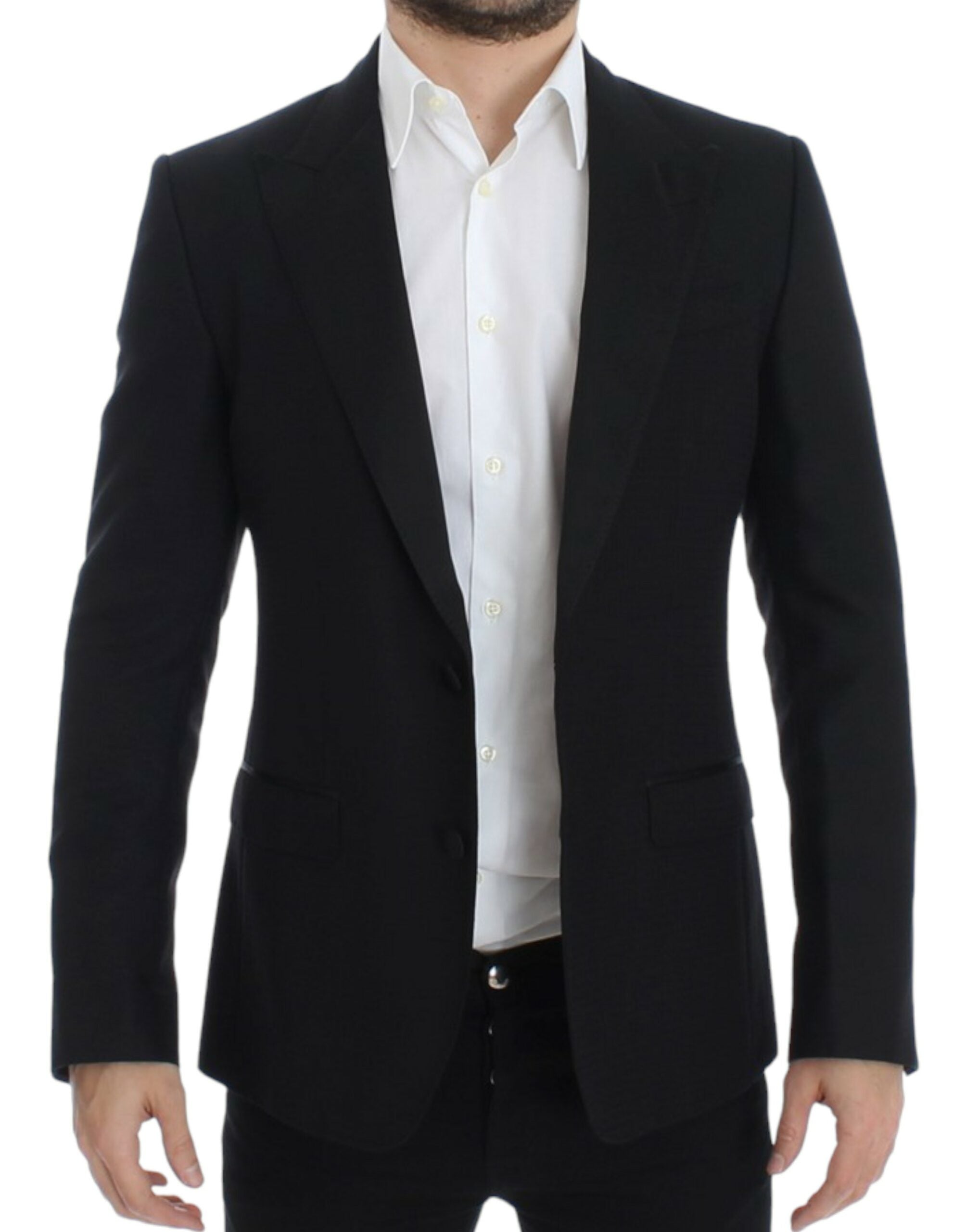Dolce & Gabbana Black wool silk SICILIA blazer - PreLoved & Luxe