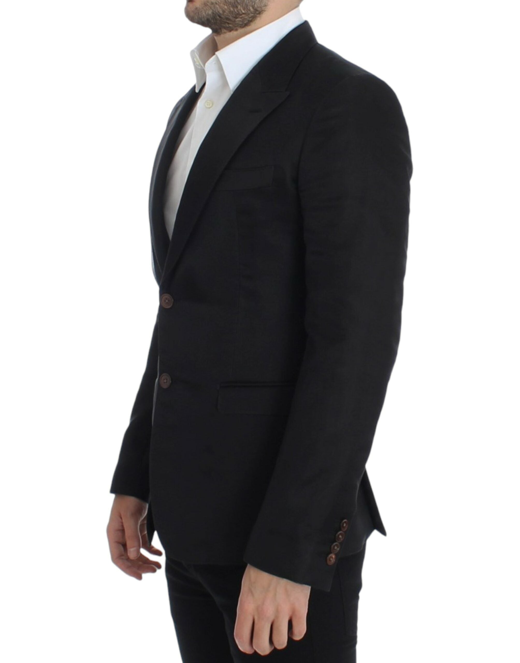 Dolce & Gabbana Black silk slim fit blazer - PreLoved & Luxe