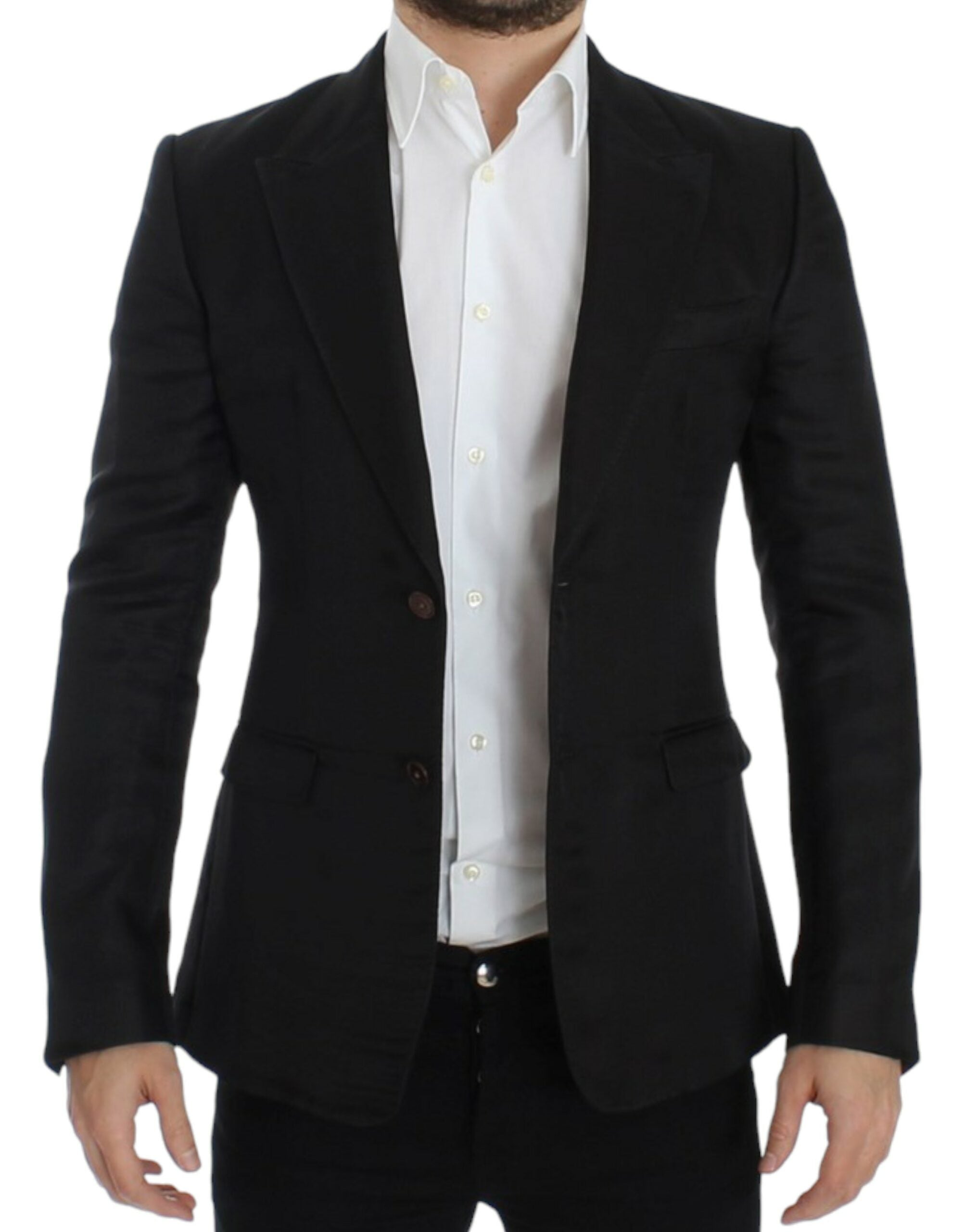 Dolce & Gabbana Black silk slim fit blazer - PreLoved & Luxe