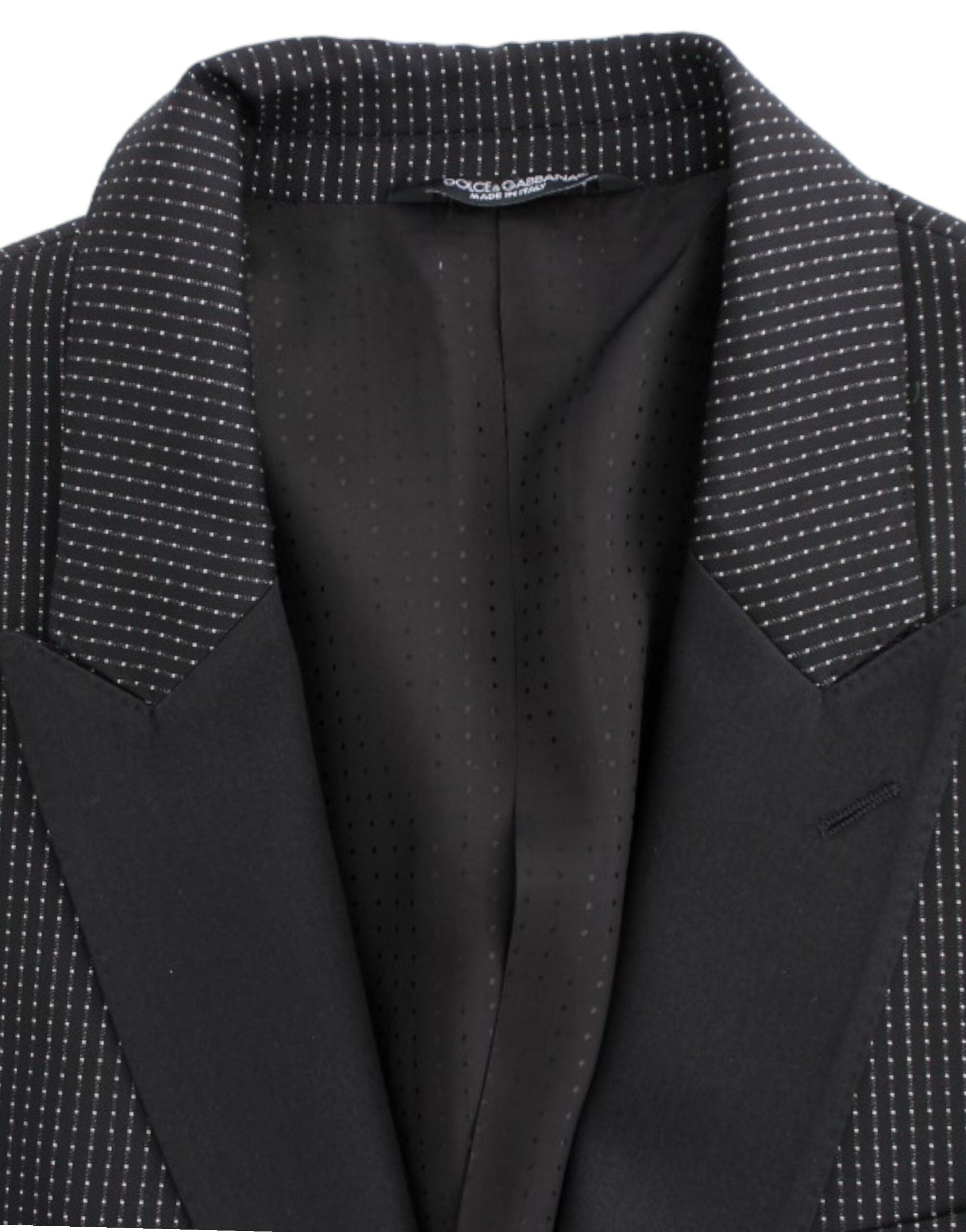 Dolce & Gabbana Black wool slim MARTINI blazer - PreLoved & Luxe