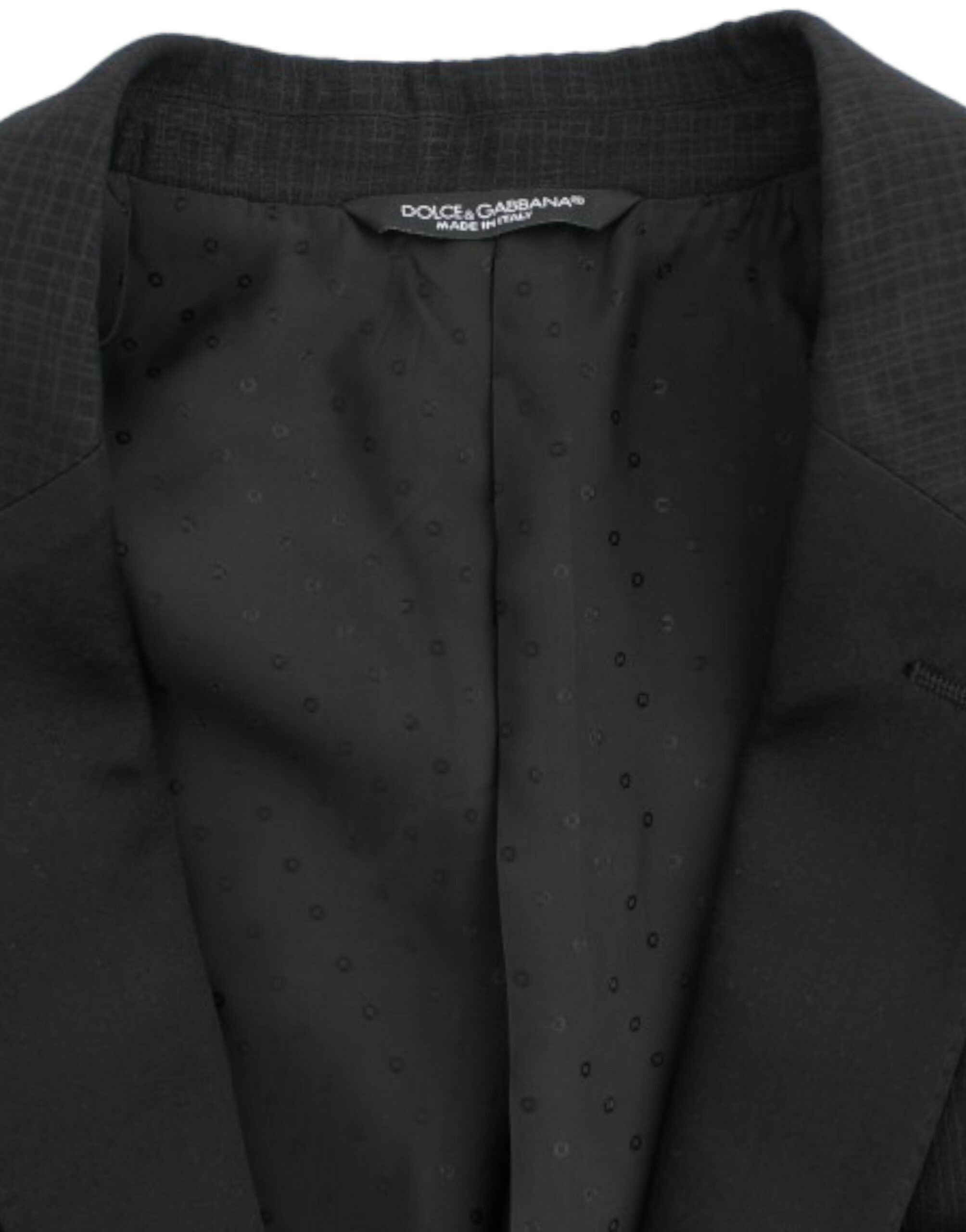 Dolce & Gabbana Black wool MARTINI slim blazer - PreLoved & Luxe