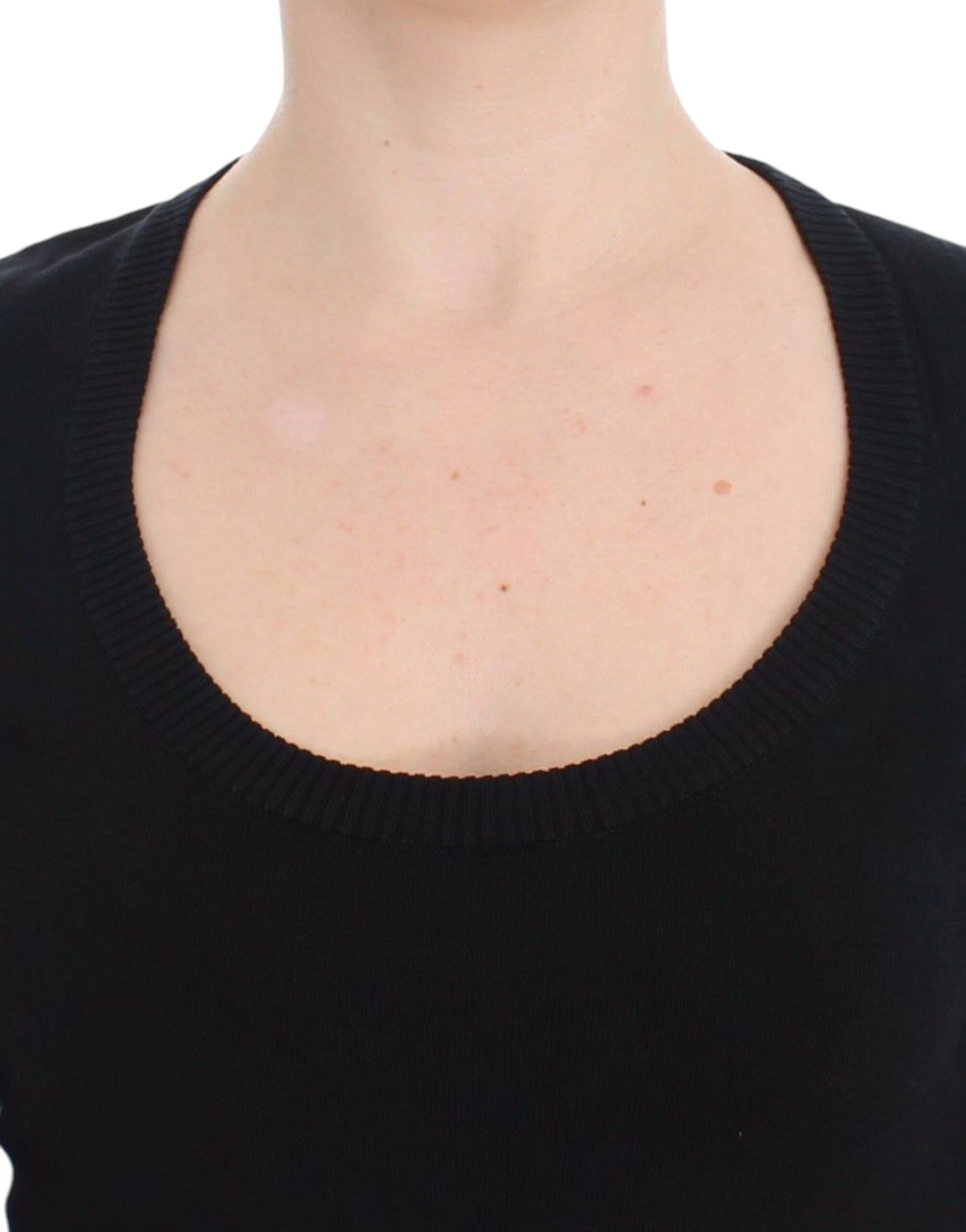 Dolce & Gabbana Black Cashmere Crewneck Sweater Pullover - PreLoved & Luxe
