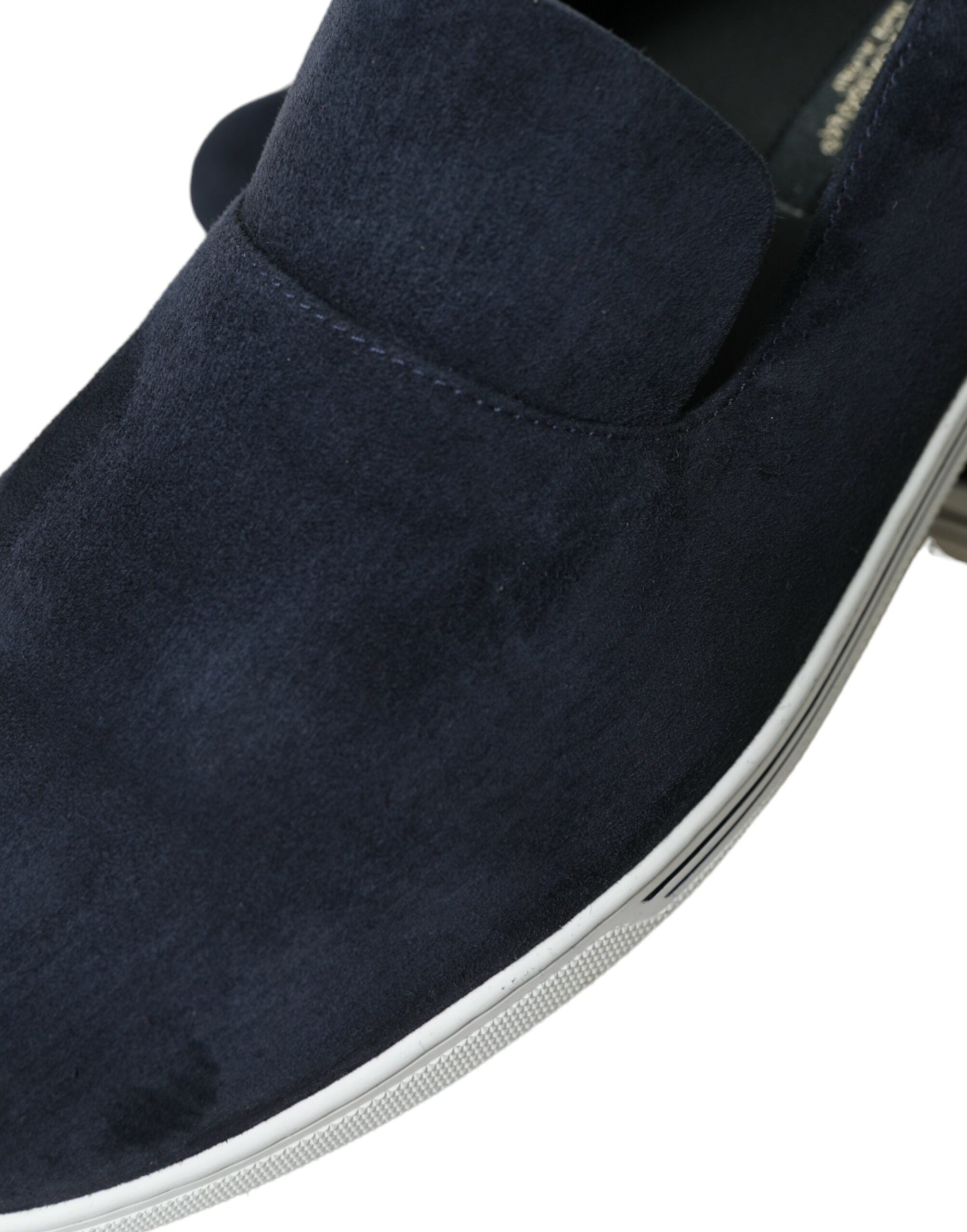 Dolce & Gabbana Blue Suede Caiman Loafers