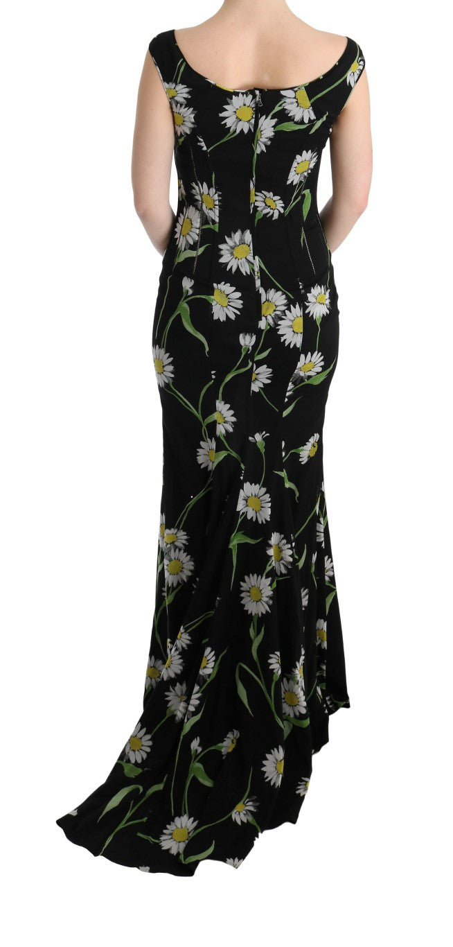 Dolce & Gabbana Sunflower Silk Stretch Sheath Dress - PreLoved & Luxe