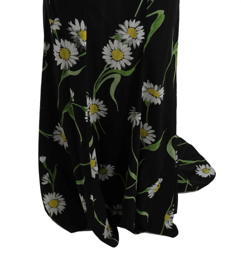Dolce & Gabbana Sunflower Silk Stretch Sheath Dress - PreLoved & Luxe