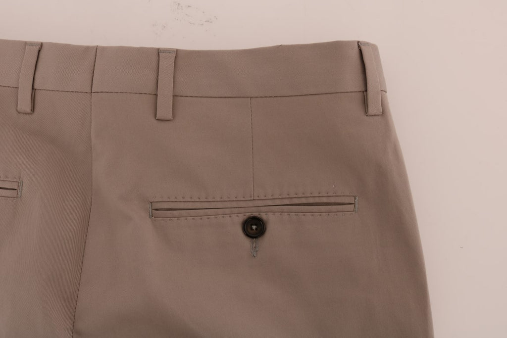 Dolce & Gabbana Beige Cotton Stretch Chinos Pants - PreLoved & Luxe
