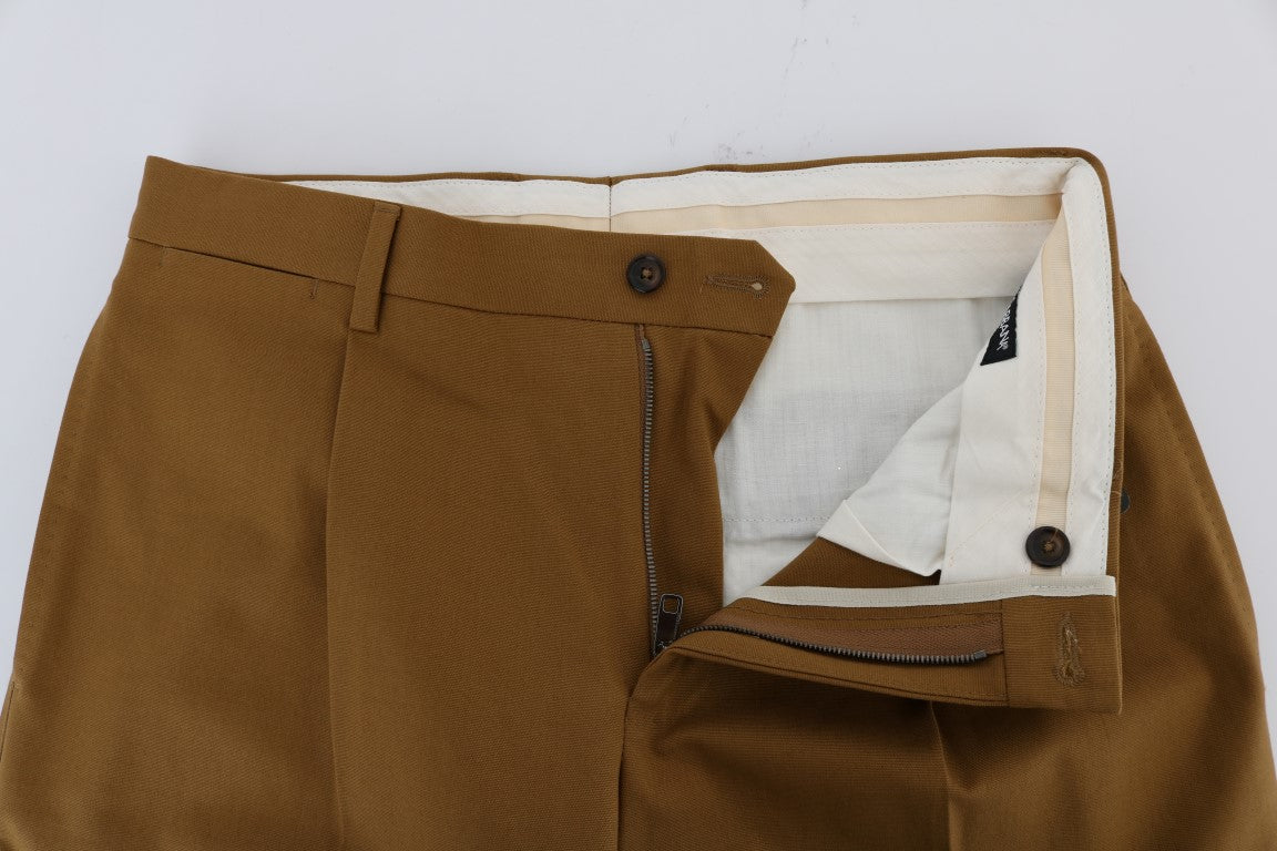 Dolce & Gabbana Brown Stretch Cotton Pants - PreLoved & Luxe