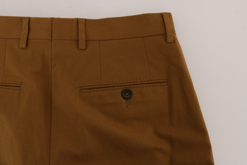 Dolce & Gabbana Brown Stretch Cotton Pants - PreLoved & Luxe