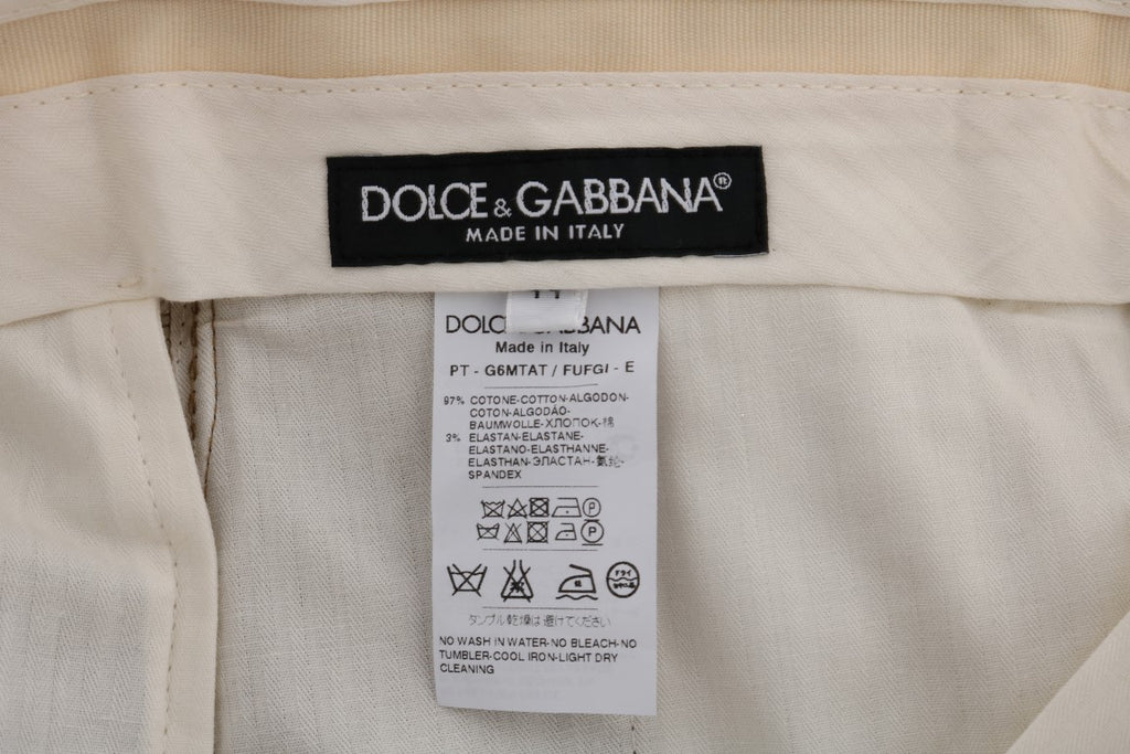Dolce & Gabbana Brown Stretch Cotton Pants - PreLoved & Luxe