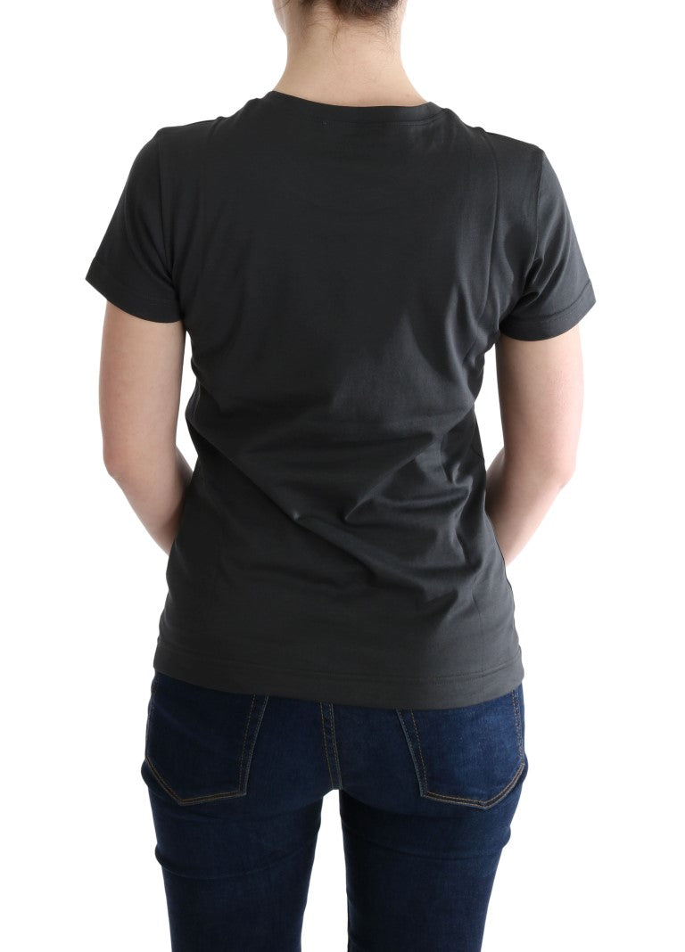 Dolce & Gabbana Gray Cotton 2017 Motive T-Shirt - PreLoved & Luxe