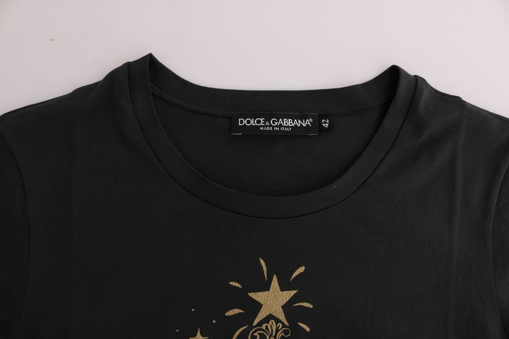 Dolce & Gabbana Gray Cotton 2017 Motive T-Shirt - PreLoved & Luxe