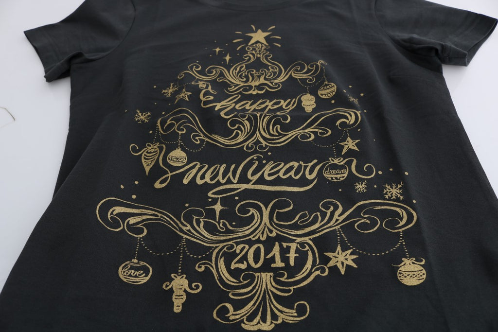 Dolce & Gabbana Gray Cotton 2017 Motive T-Shirt - PreLoved & Luxe