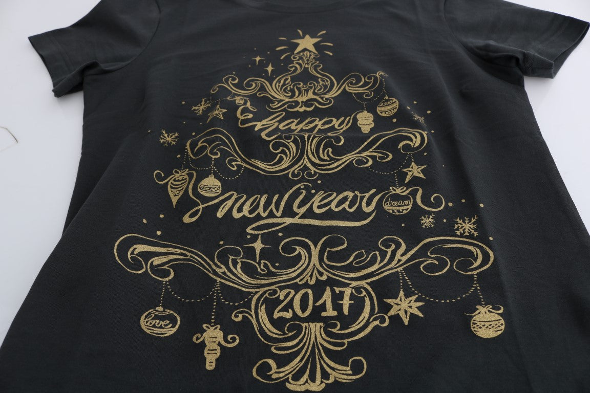 Dolce & Gabbana Gray Cotton 2017 Motive T-Shirt - PreLoved & Luxe