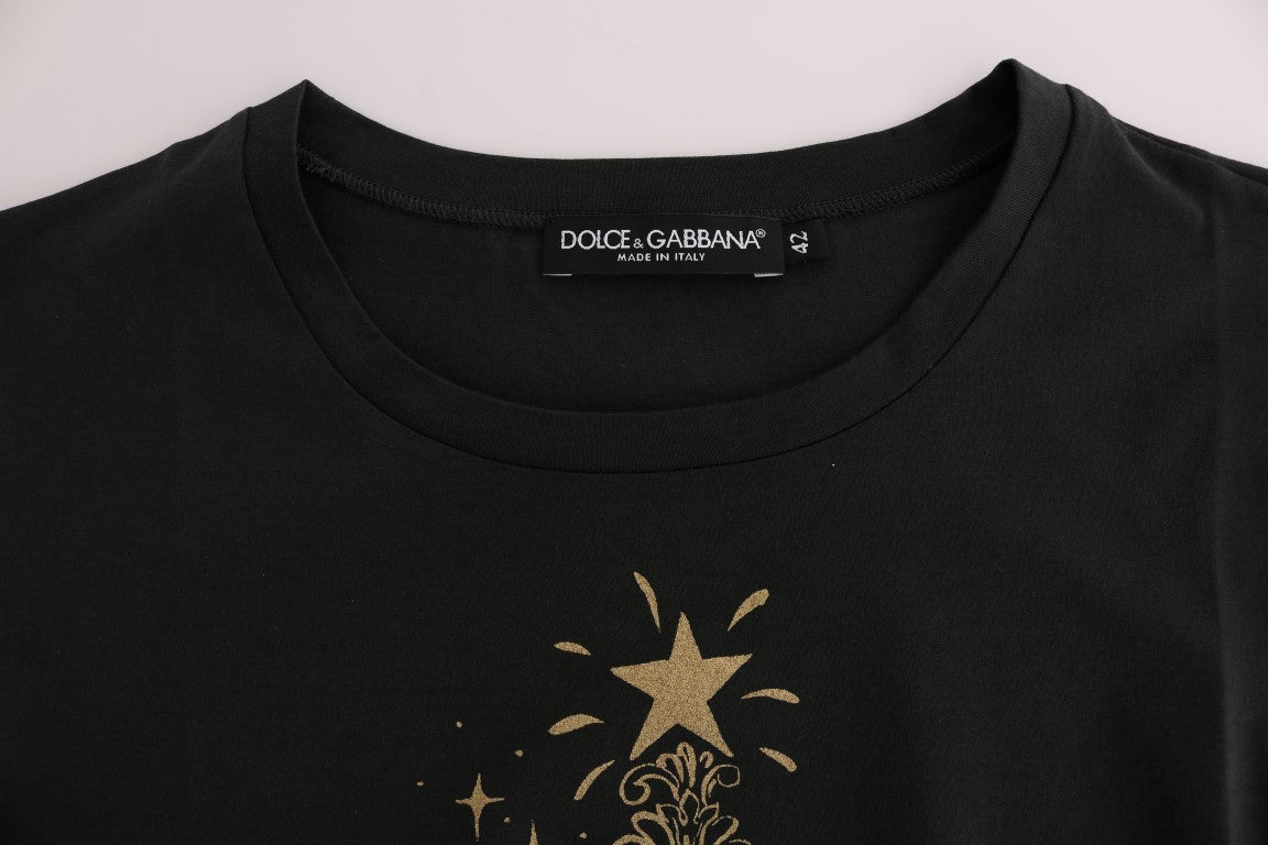 Dolce & Gabbana Green Cotton 2017 Motive T-Shirt - PreLoved & Luxe