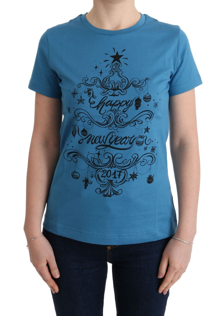 Dolce & Gabbana Blue Cotton 2017 Motive T-Shirt - PreLoved & Luxe