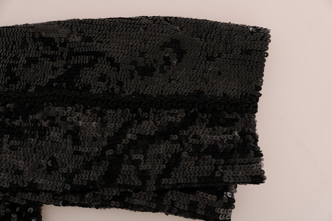 Dolce & Gabbana Black Sequined Fashion Shorts - PreLoved & Luxe