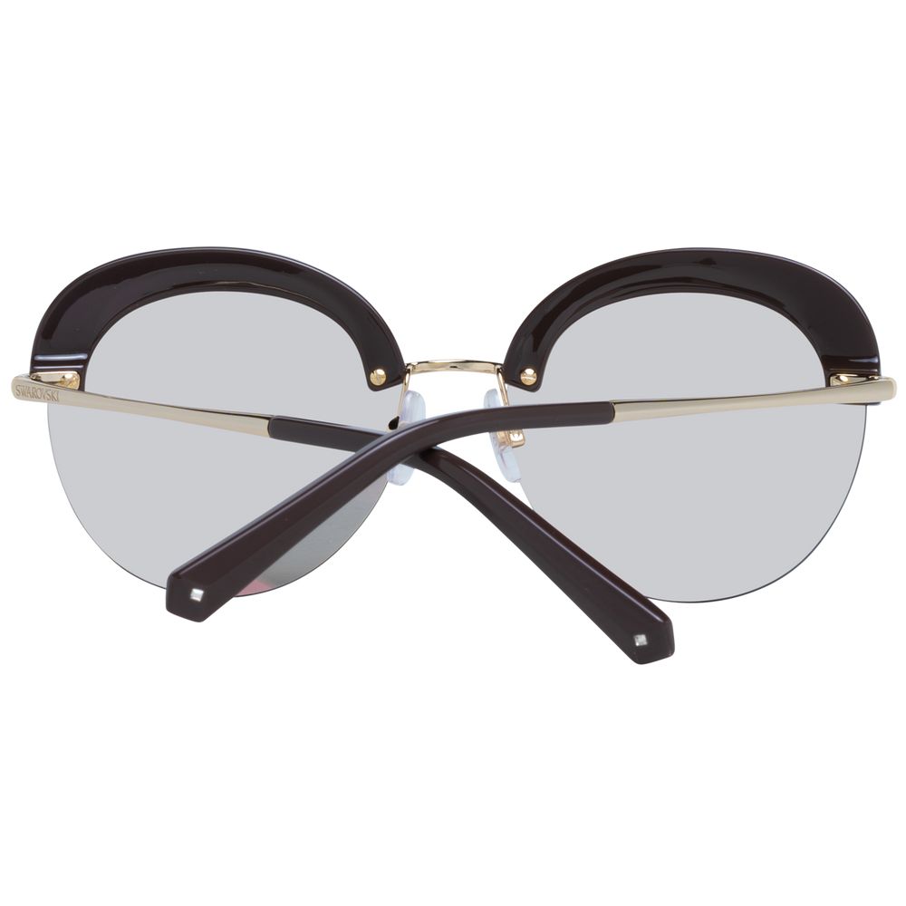 Swarovski Gold Metal & Plastic Sunglasses